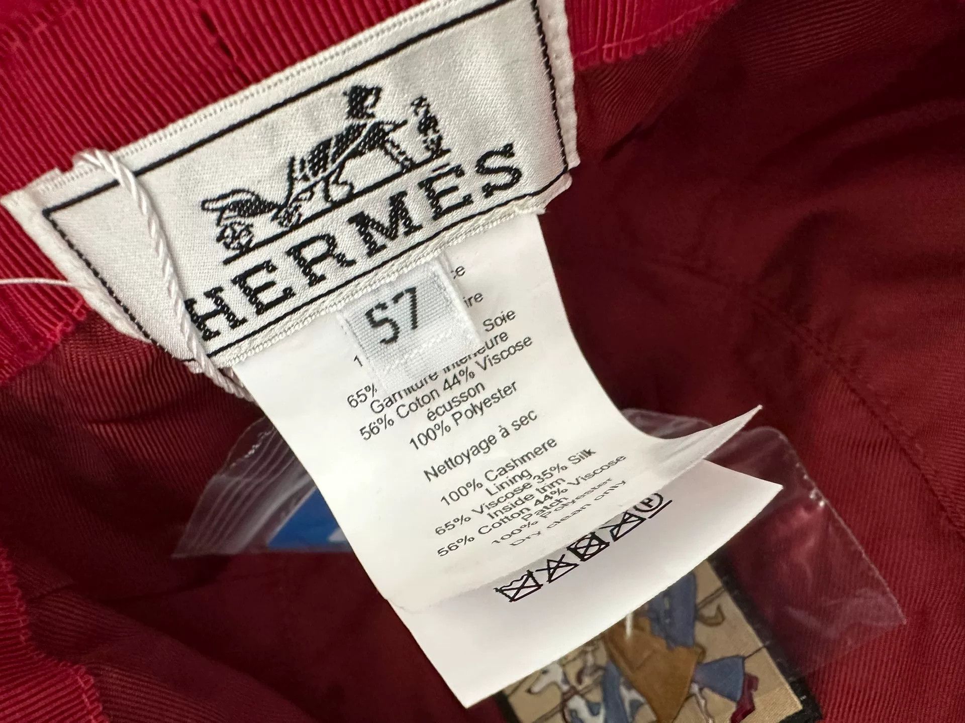 Hermes new hermes cashmere bucket hat for women Size ONE SIZE - 5 Thumbnail