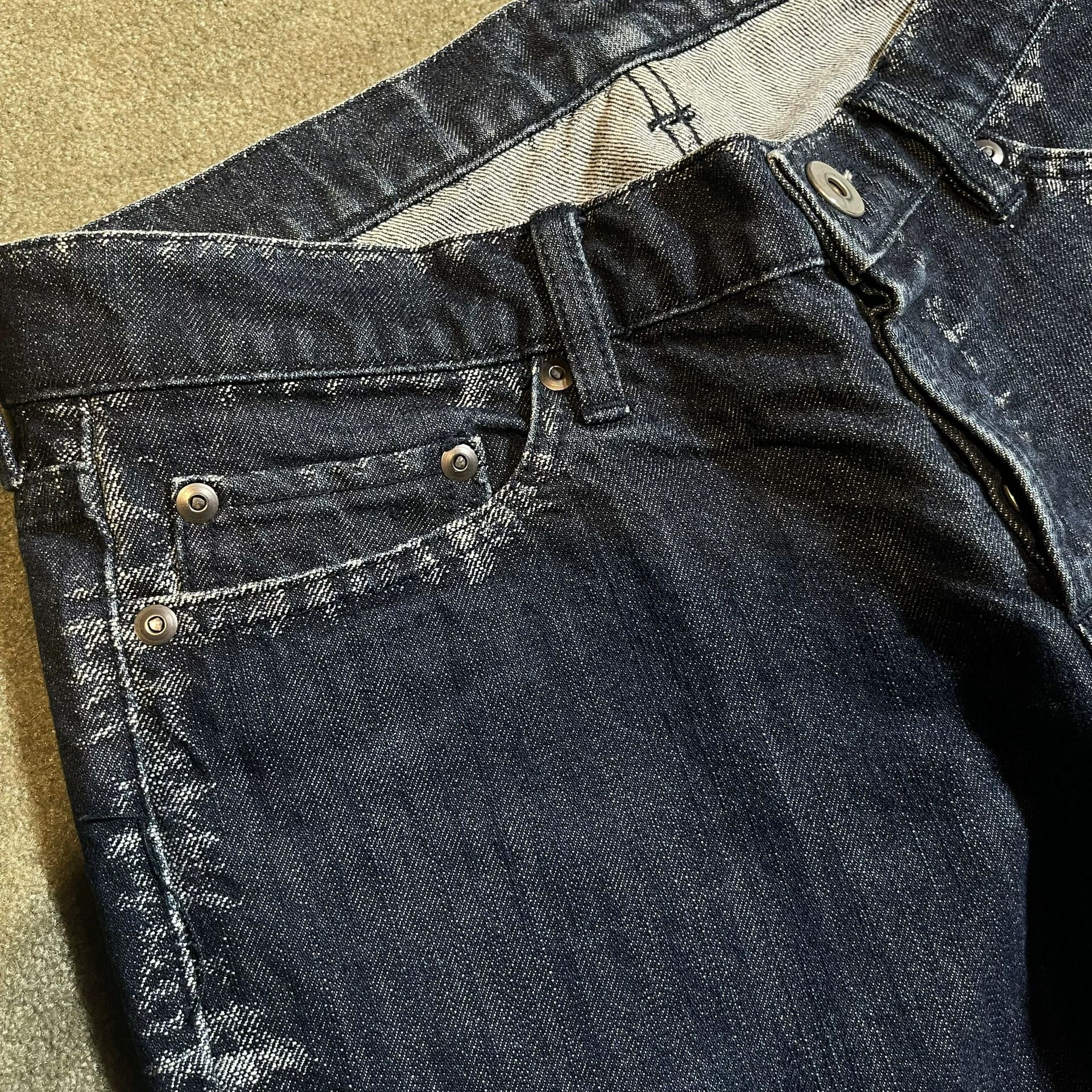 Issey Miyake issey miyake A-POC Cotton Denim Pants Size US 30 / EU 46 - 2 Thumbnail