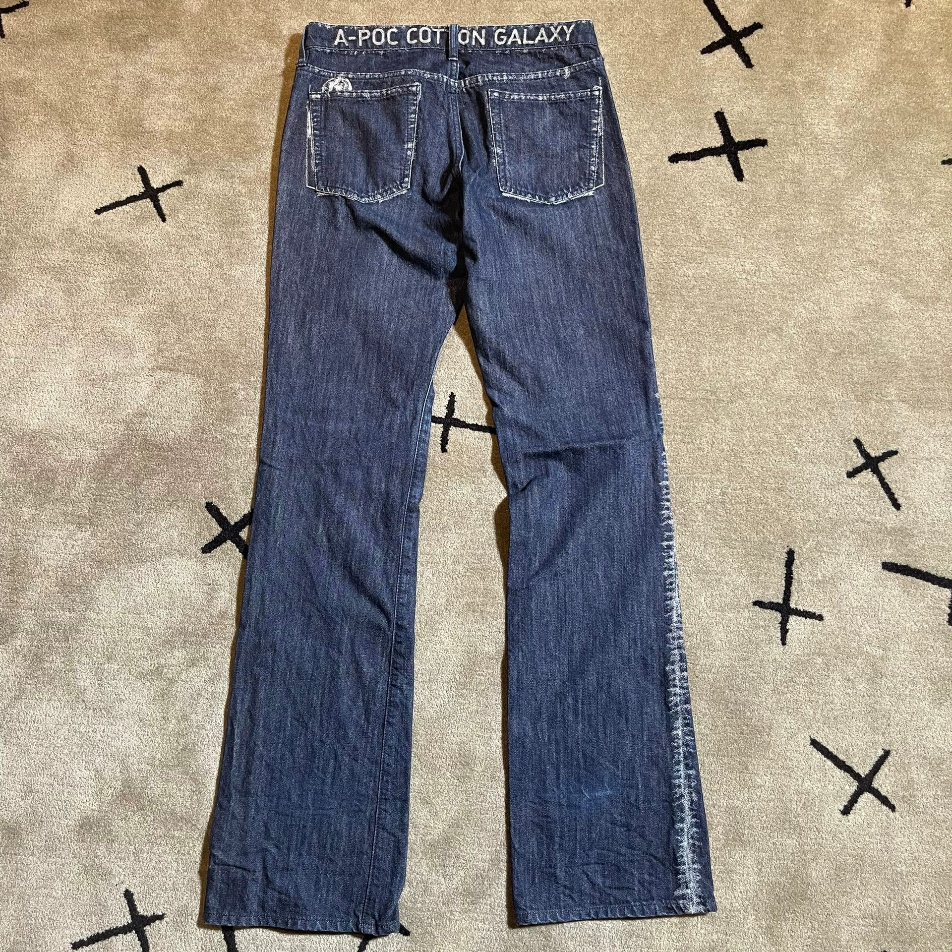 Issey Miyake issey miyake A-POC Cotton Denim Pants Size US 30 / EU 46 - 3 Thumbnail