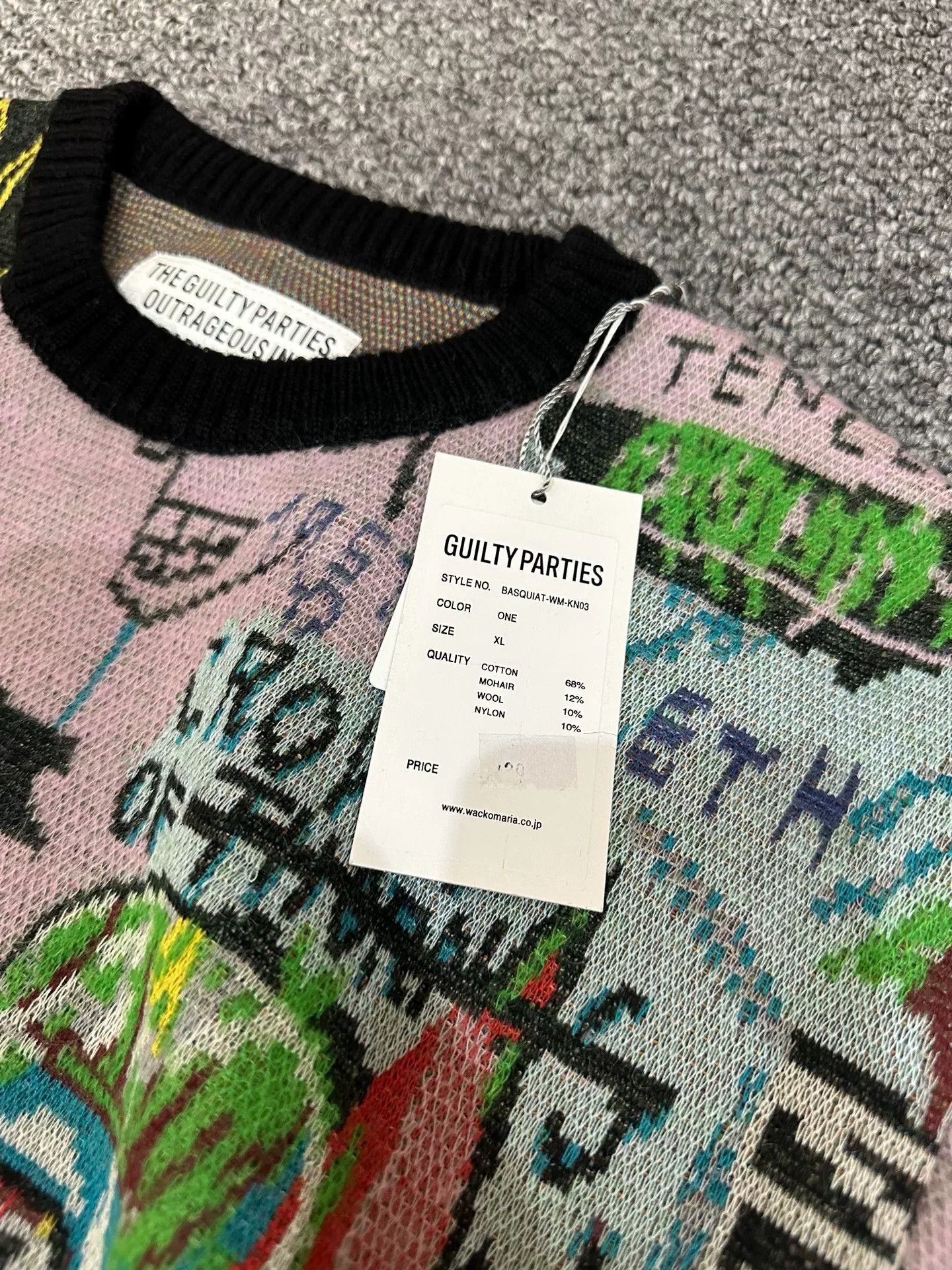 Wacko Maria colorful graphic sweater with unique design Size US M / EU 48-50 / 2 - 3 Thumbnail
