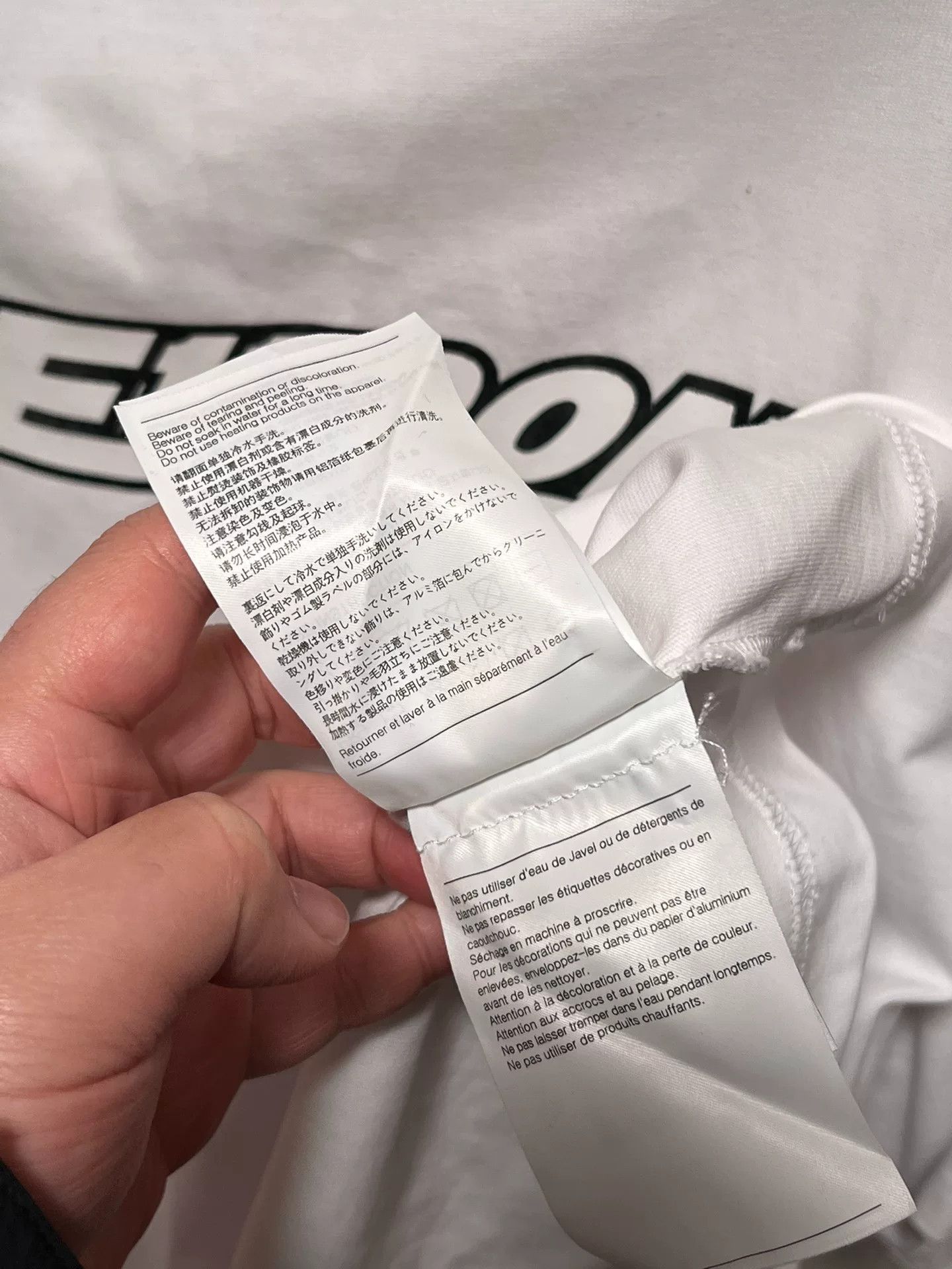 WE11DONE WE11DONE Classic Logo Short Sleeve T-Shirt Size US M / EU 48-50 / 2 - 7 Thumbnail