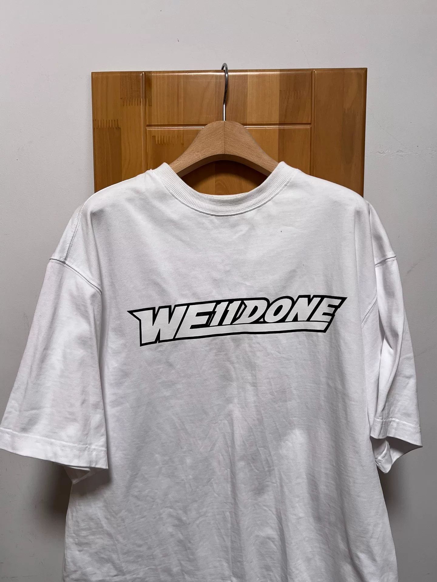 WE11DONE WE11DONE Classic Logo Short Sleeve T-Shirt Size US M / EU 48-50 / 2 - 2 Thumbnail