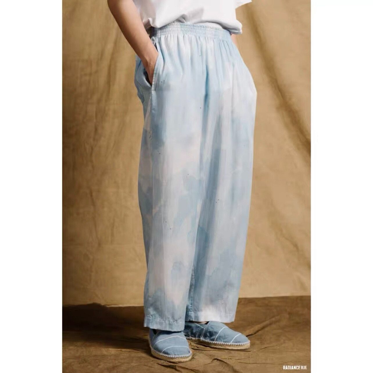 Porter Classic Aloha Watercolor Casual Pants Size US 30 / EU 46 - 7 Thumbnail