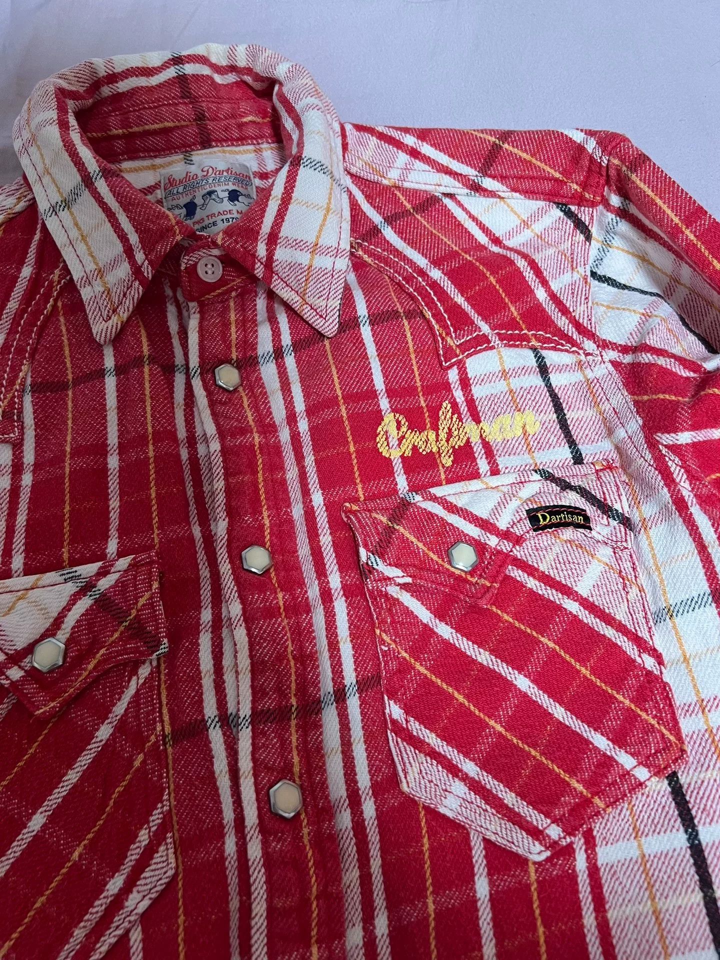 Studio D'Artisan Studio D'Artisan Plaid Work Shirt Size US M / EU 48-50 / 2 - 2 Thumbnail