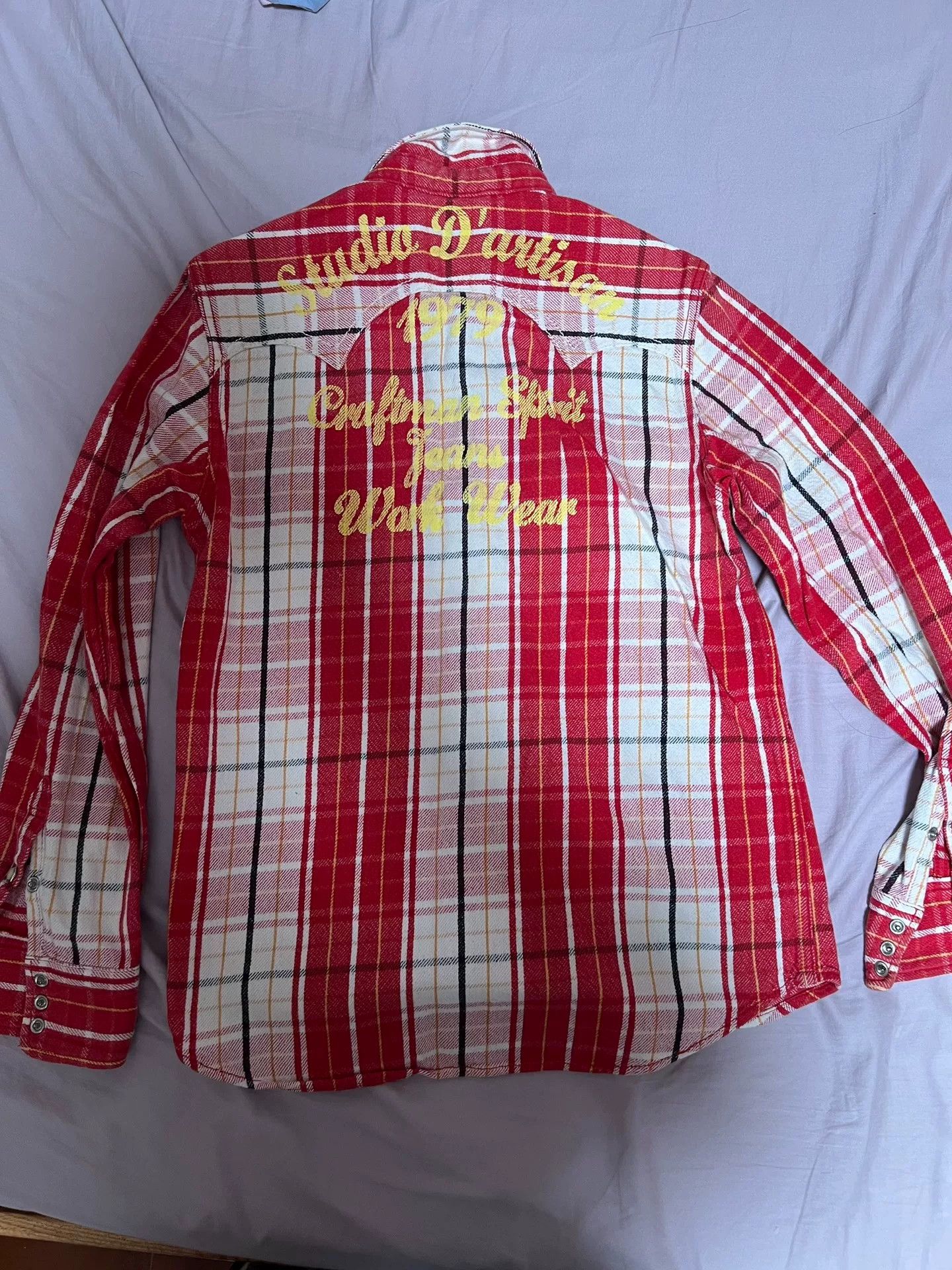 Studio D'Artisan Studio D'Artisan Plaid Work Shirt Size US M / EU 48-50 / 2 - 5 Thumbnail