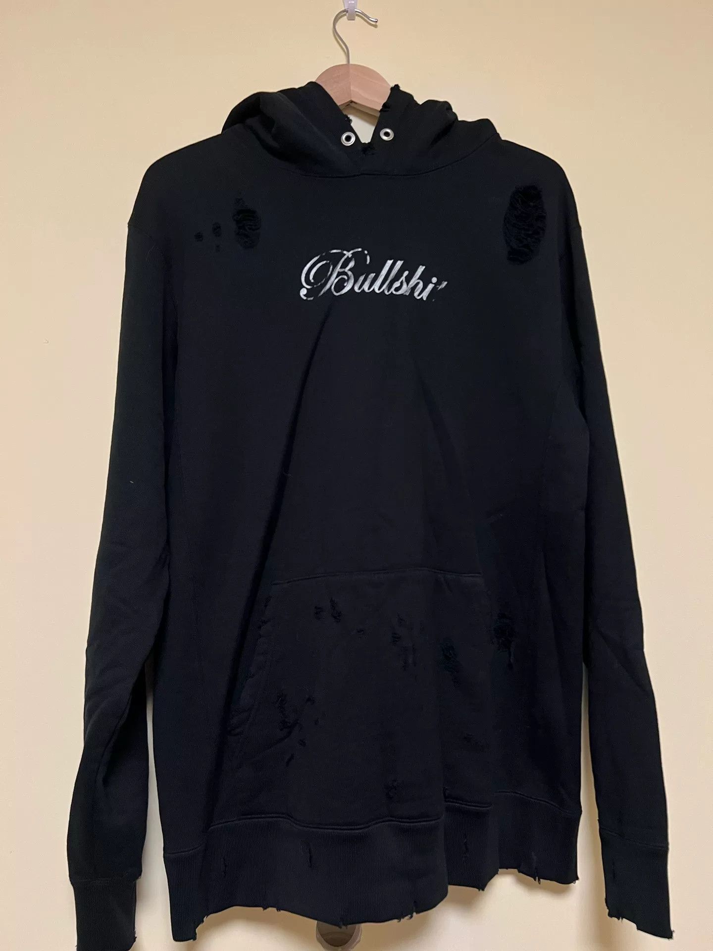 Mastermind Japan Mastermind Japan Distressed Black Hoodie Size US M / EU 48-50 / 2 - 4 Thumbnail