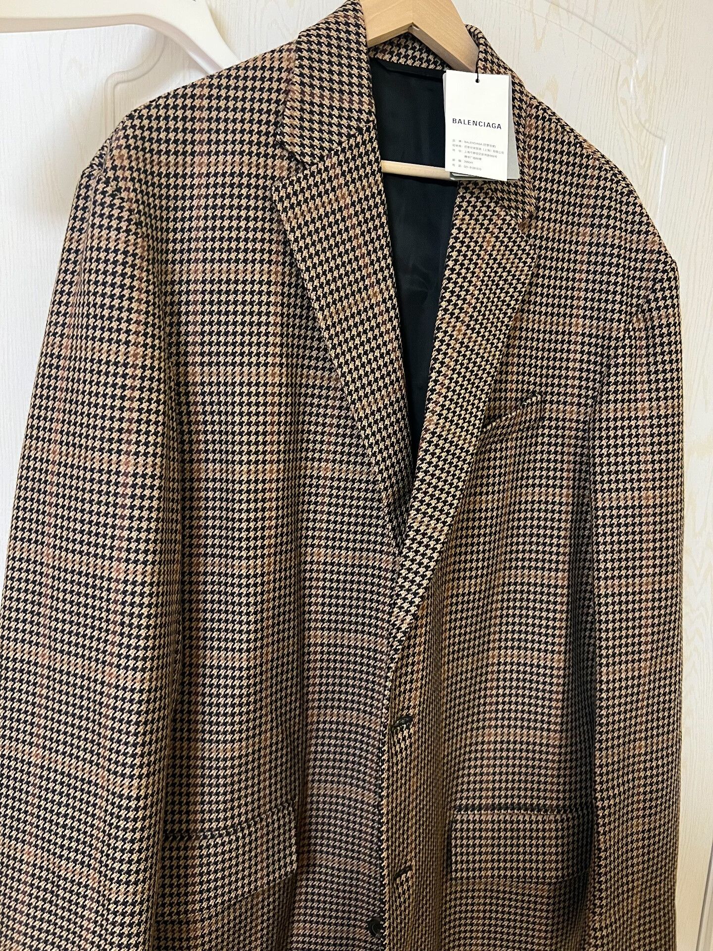 Balenciaga Balenciaga Plaid Long Coat for Men and Women Size US M / EU 48-50 / 2 - 4 Thumbnail