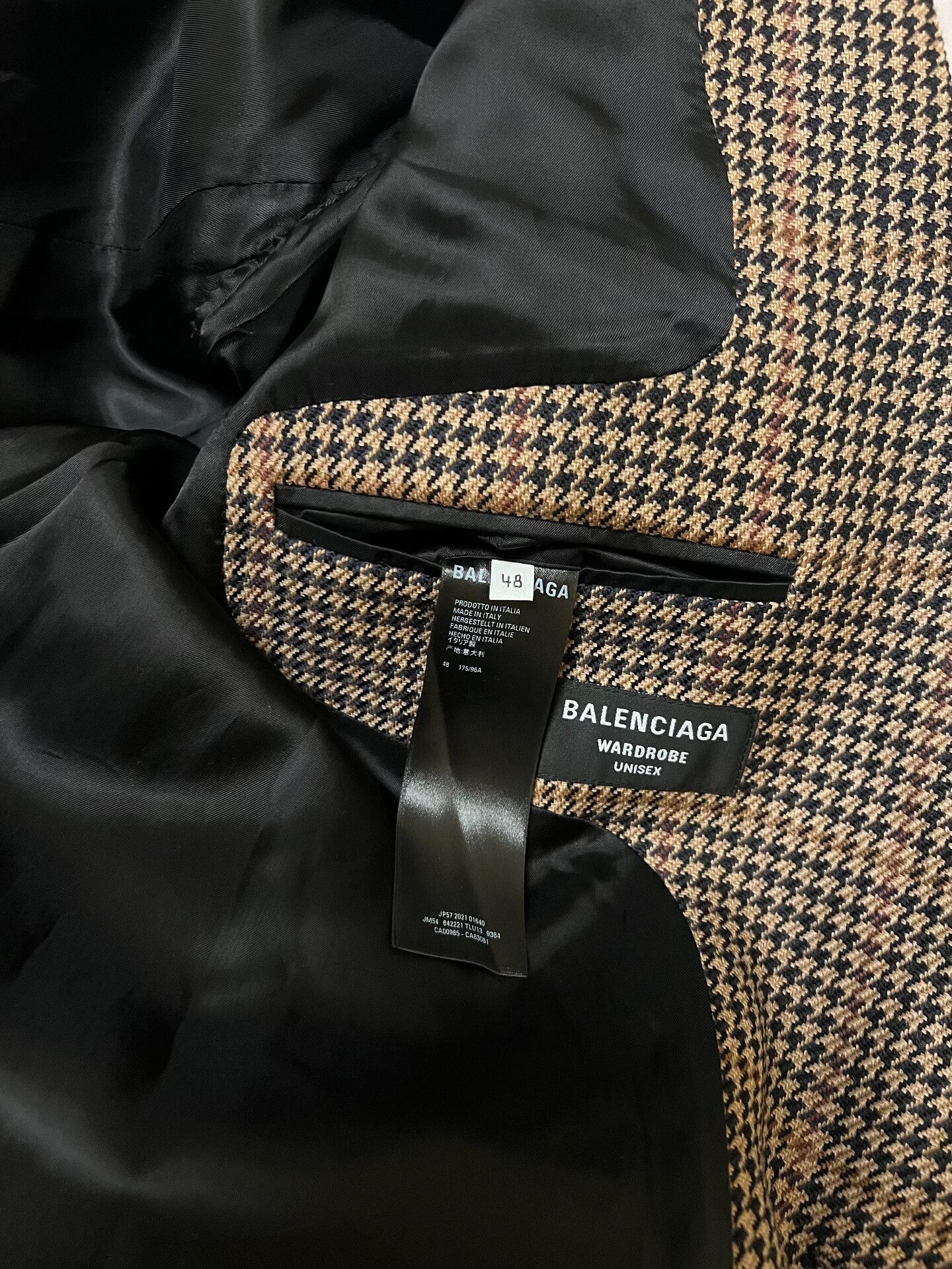 Balenciaga Balenciaga Plaid Long Coat for Men and Women Size US M / EU 48-50 / 2 - 9 Thumbnail