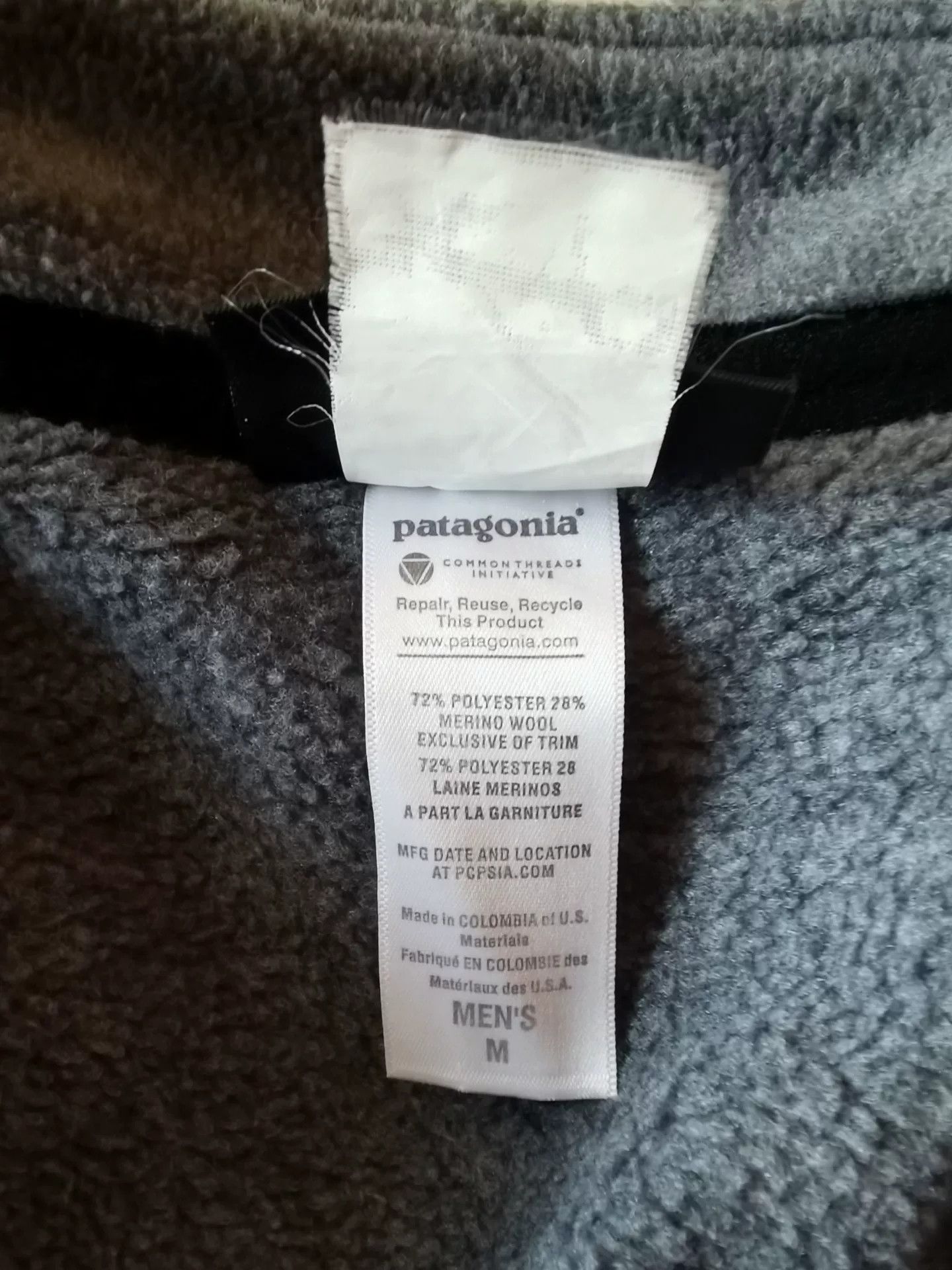 Patagonia Patagonia Gray Fleece Zip Jacket Size M Size US M / EU 48-50 / 2 - 8 Thumbnail