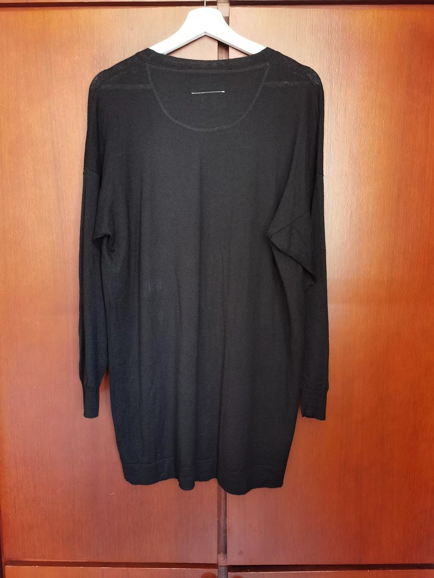 MM6 Maison Margiela Black Wool Sweater Size S / US 4 / IT 40 - 2 Thumbnail