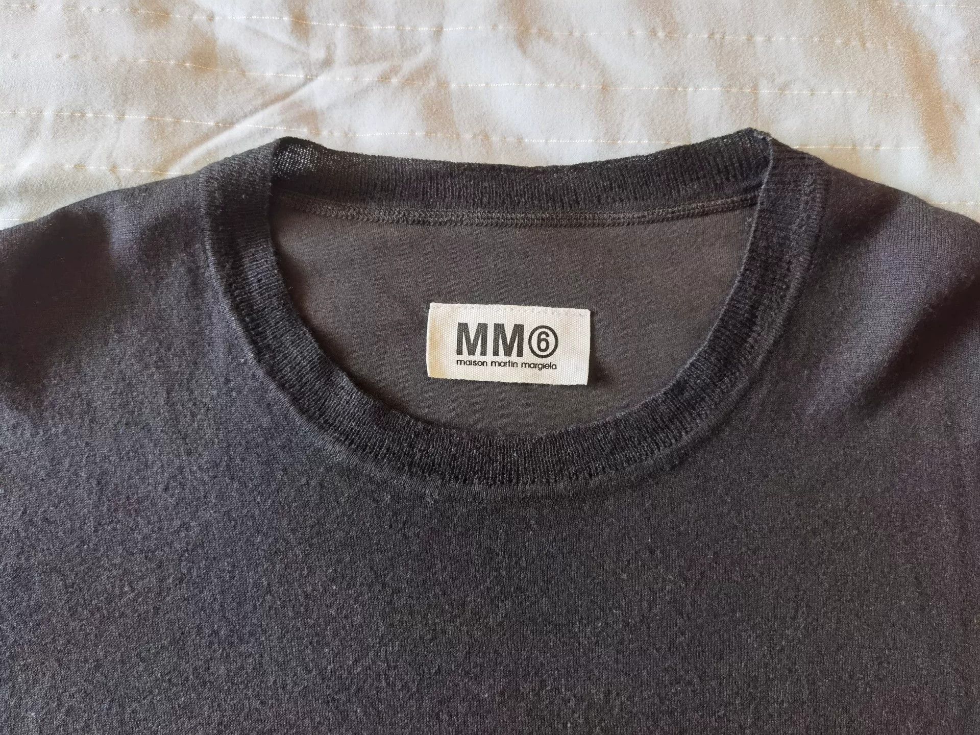 MM6 Maison Margiela Black Wool Sweater Size S / US 4 / IT 40 - 3 Thumbnail