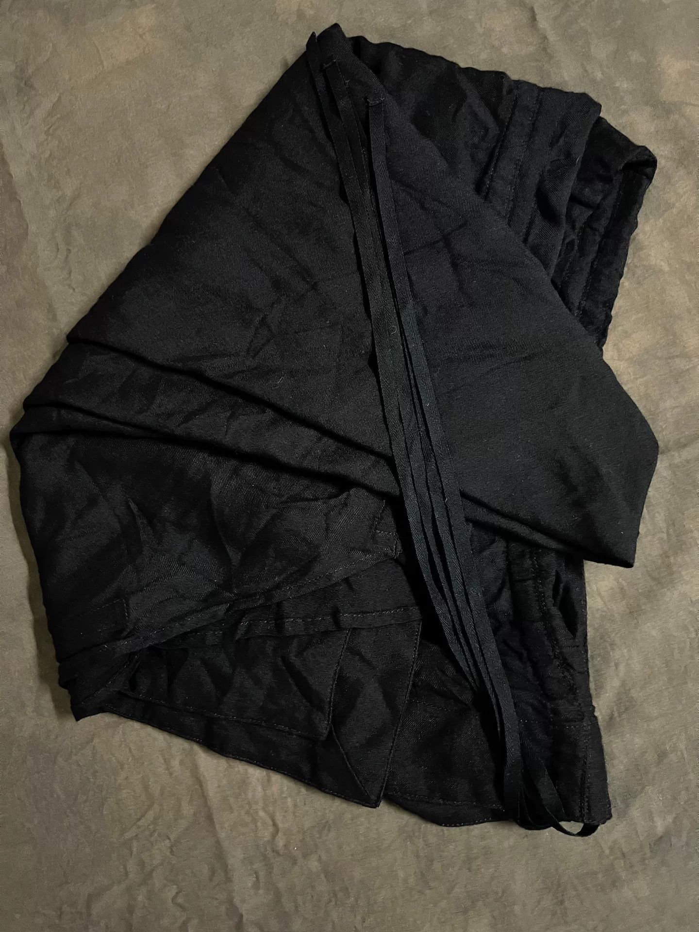 Julius Julius 7 Draped Neck Black Cape Top Size S / US 4 / IT 40 - 7 Thumbnail