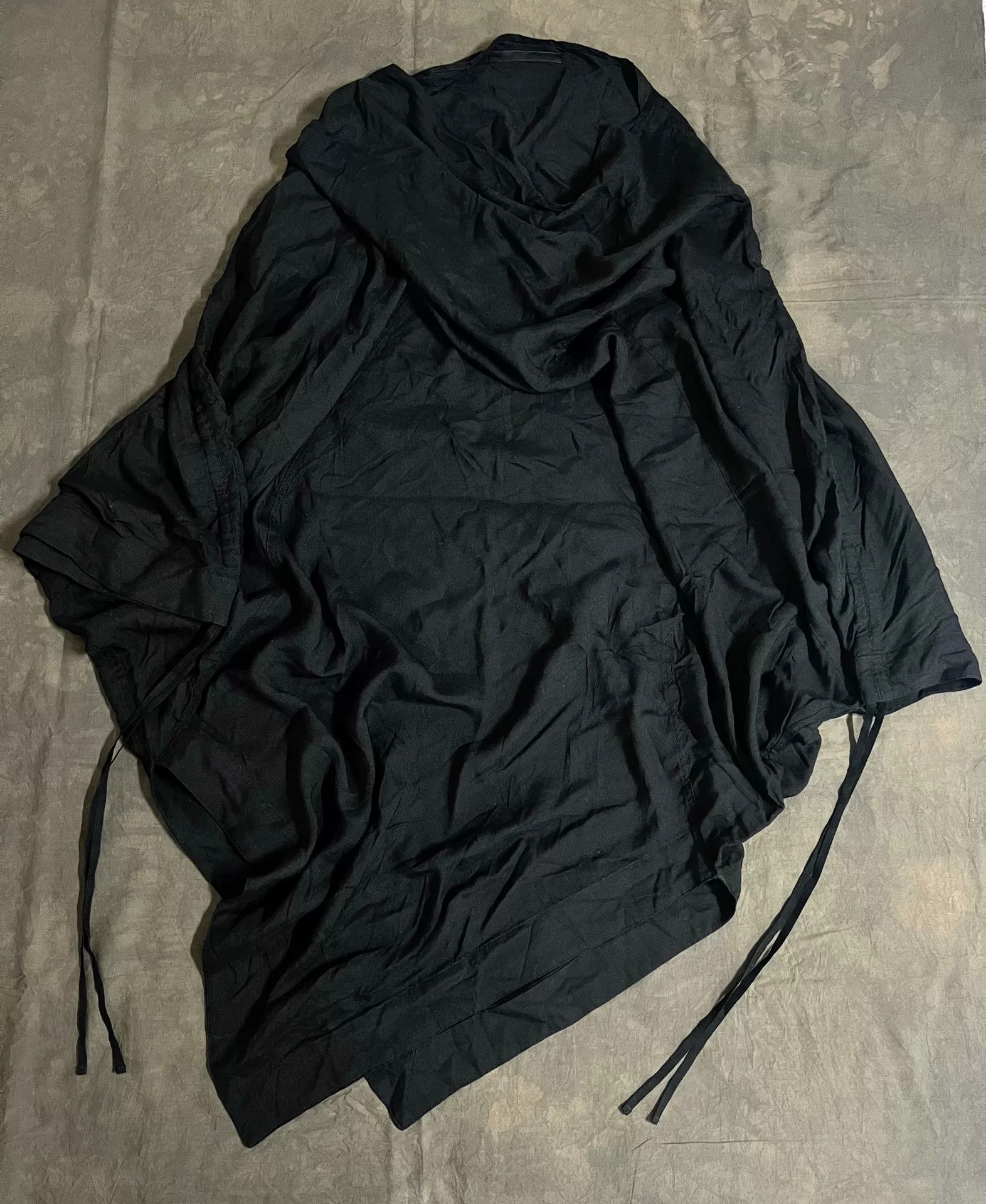 Julius Julius 7 Draped Neck Black Cape Top Size S / US 4 / IT 40 - 5 Thumbnail