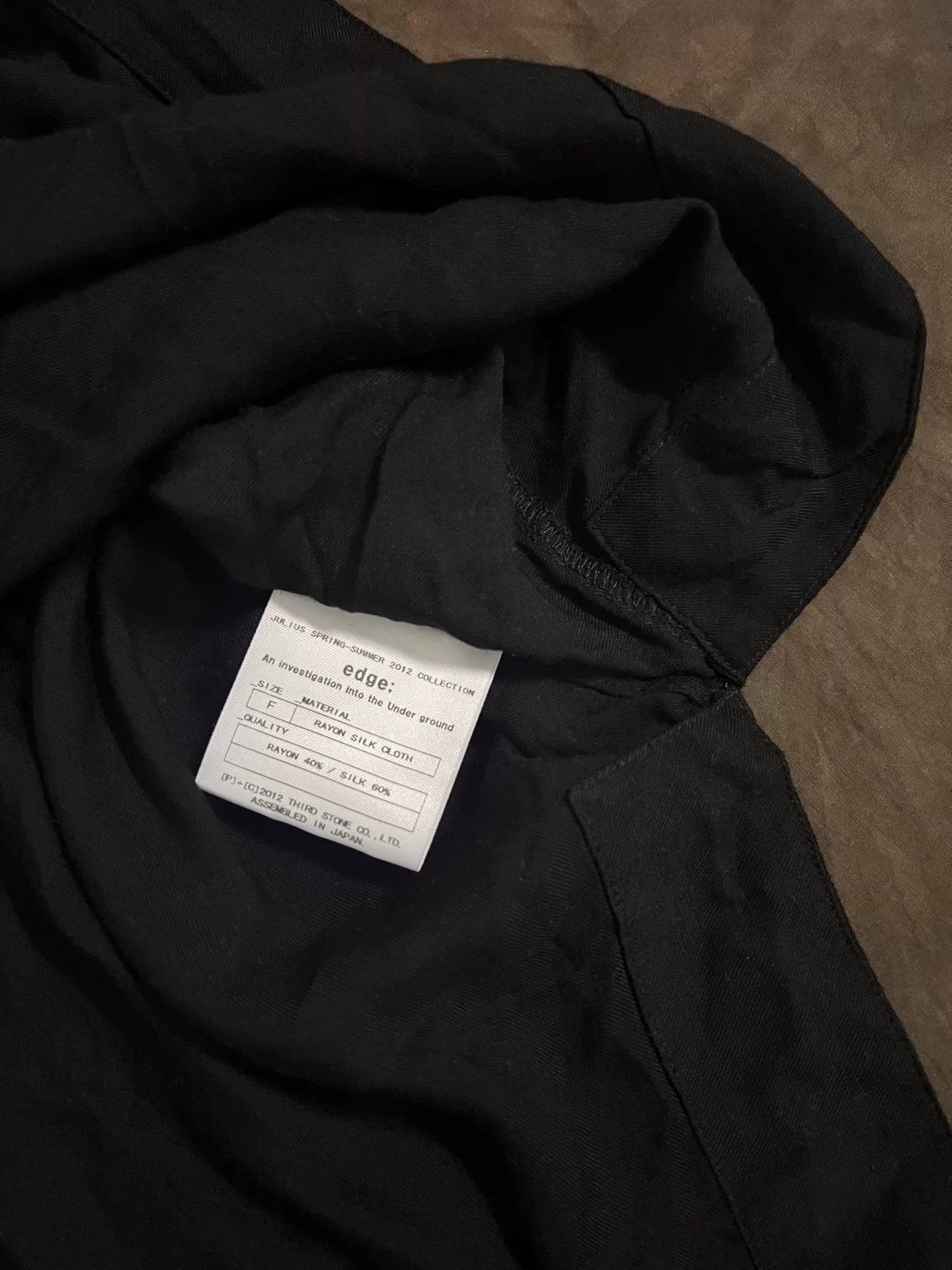 Julius Julius 7 Draped Neck Black Cape Top Size S / US 4 / IT 40 - 8 Thumbnail