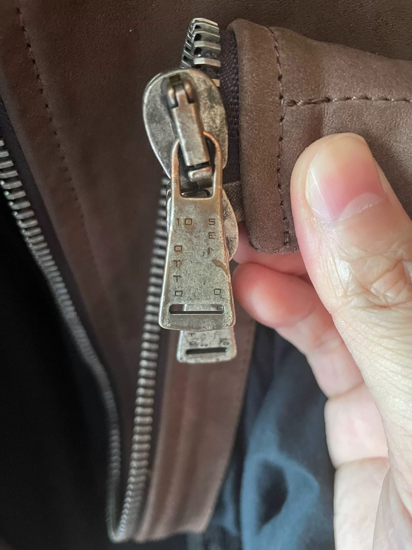 10sei0otto 10SEI0OTTO Leather Jacket Size US M / EU 48-50 / 2 - 5 Thumbnail
