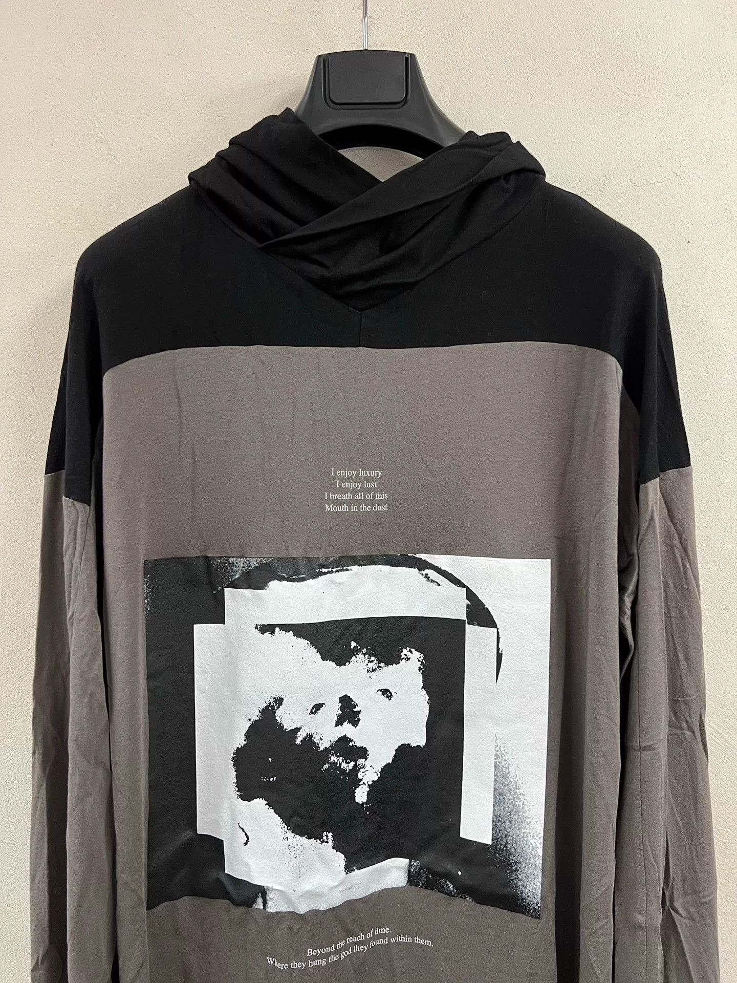 Julius Hooded Long Sleeve Flared T-Shirt Size M / US 6-8 / IT 42-44 - 6 Thumbnail