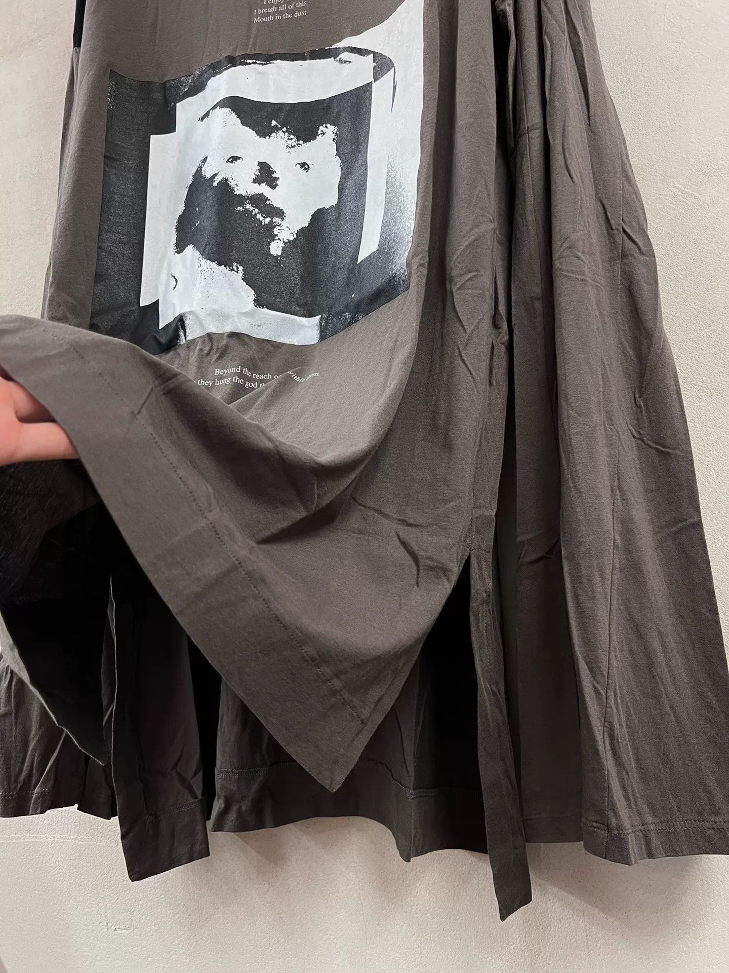 Julius Hooded Long Sleeve Flared T-Shirt Size M / US 6-8 / IT 42-44 - 5 Thumbnail