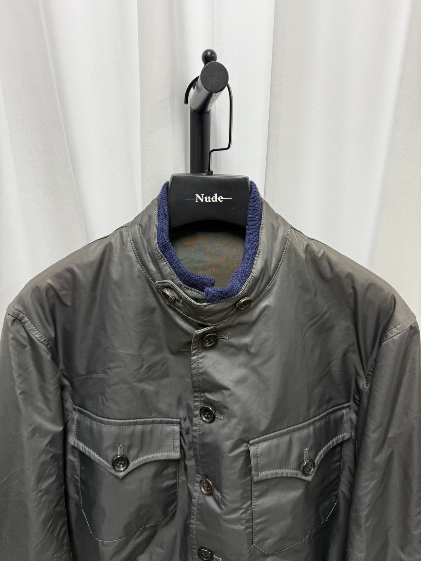 Yohji Yamamoto Yohji Yamamoto Men's Stand Collar Jacket Size US M / EU 48-50 / 2 - 4 Thumbnail