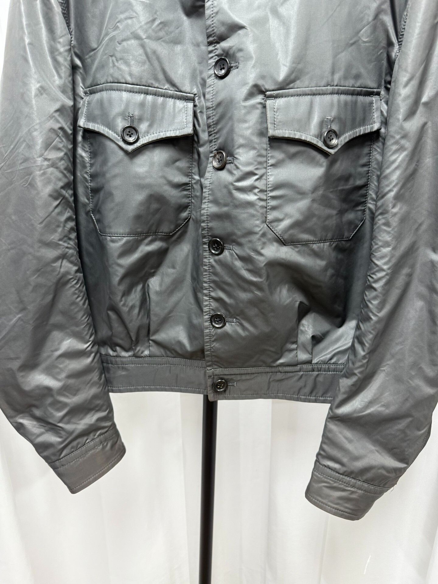 Yohji Yamamoto Yohji Yamamoto Men's Stand Collar Jacket Size US M / EU 48-50 / 2 - 5 Thumbnail