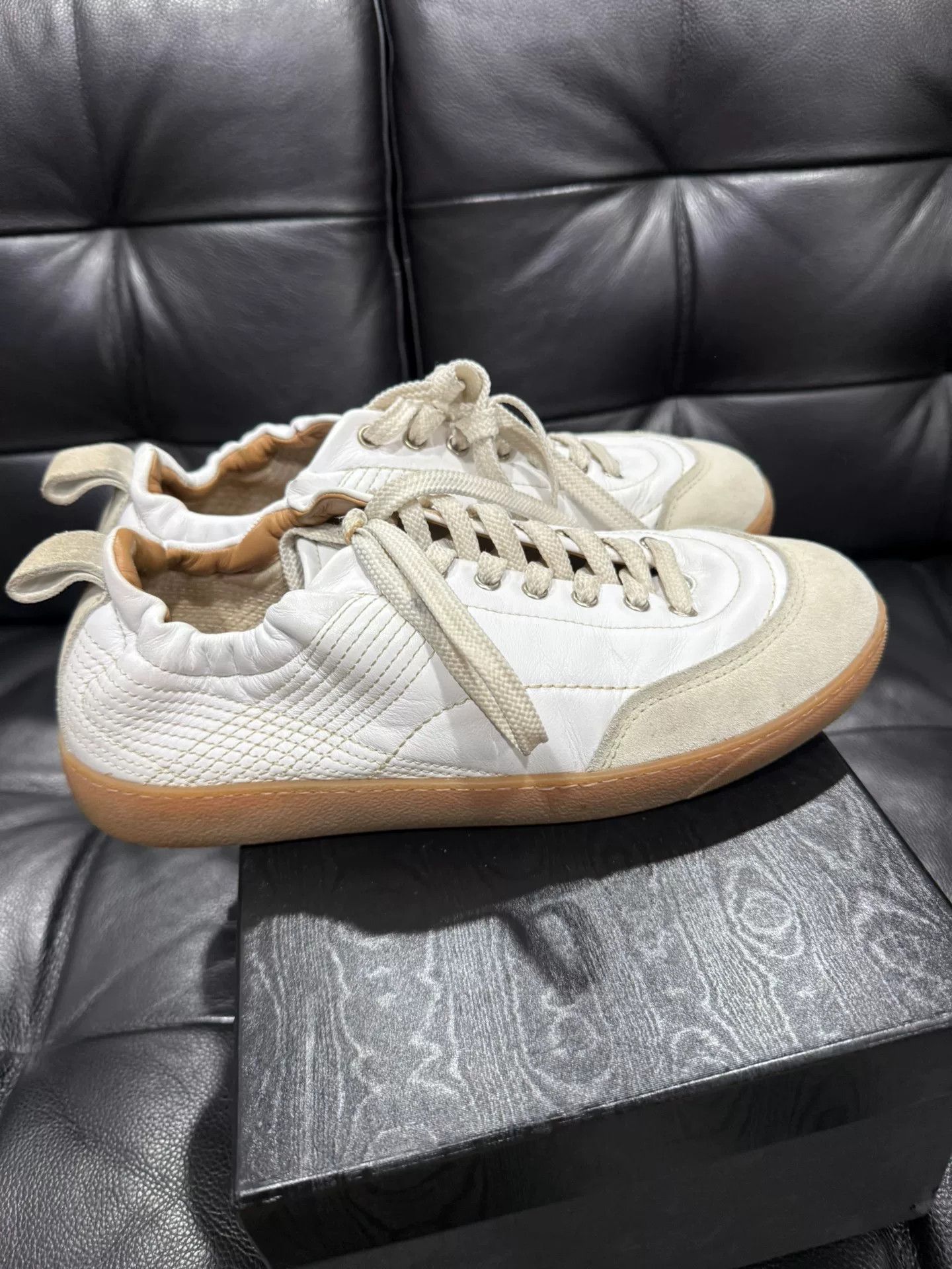 Dries Van Noten Dries Van Noten Leather Sneakers Size US 10 / EU 43 - 2 Thumbnail