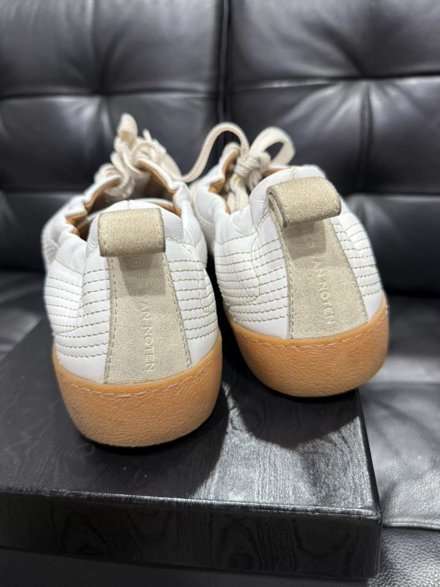 Dries Van Noten Dries Van Noten Leather Sneakers Size US 10 / EU 43 - 4 Thumbnail