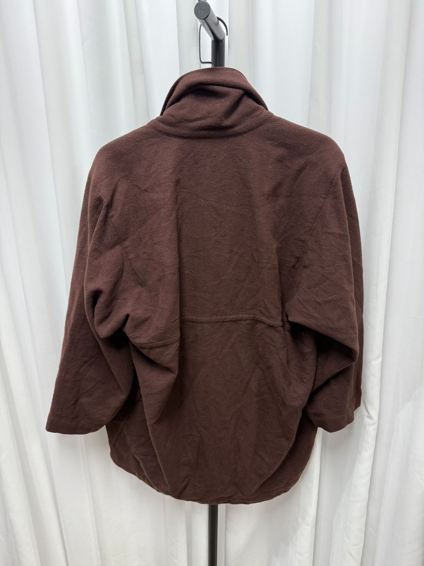 Issey Miyake Soft Brown Wool Cardigan with Shawl Collar Size S / US 4 / IT 40 - 7 Thumbnail