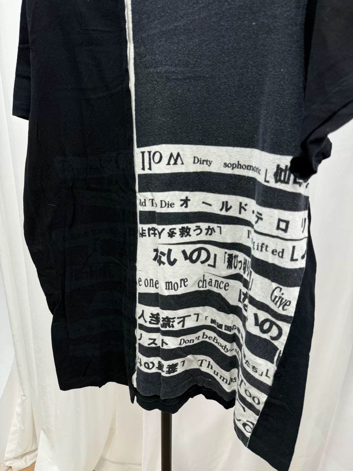 Yohji Yamamoto Yohji Yamamoto White Character Tee Size US M / EU 48-50 / 2 - 2 Thumbnail