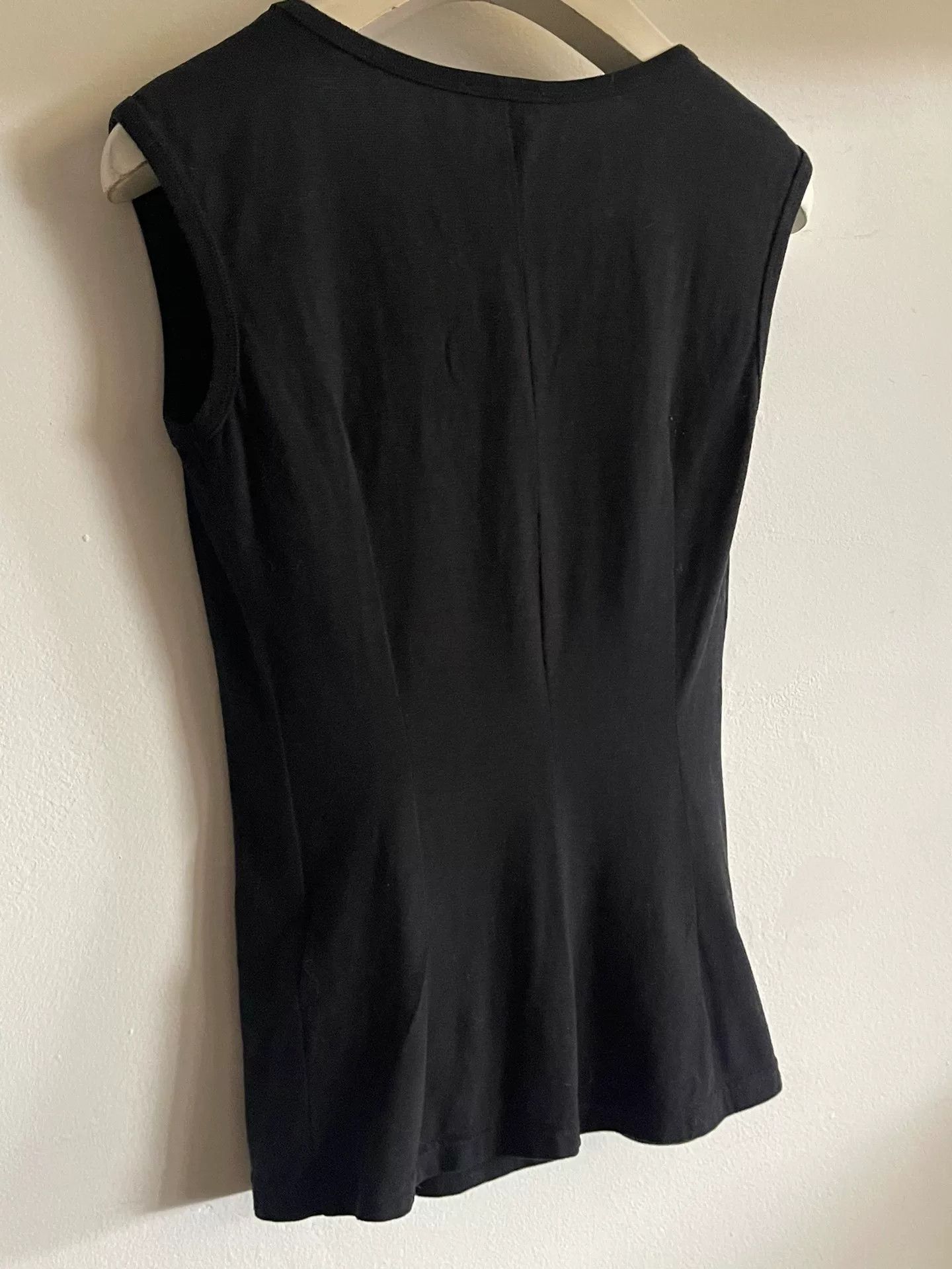 Ann Demeulemeester Ann Demeulemeester Black Vest Top Size XXS / US 00 / IT 34 - 2 Thumbnail