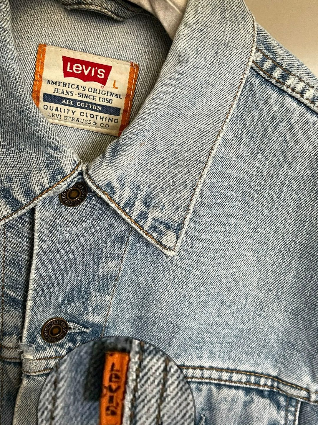 Vintage Vintage Levi's 80s Denim Jacket Size US M / EU 48-50 / 2 - 2 Thumbnail