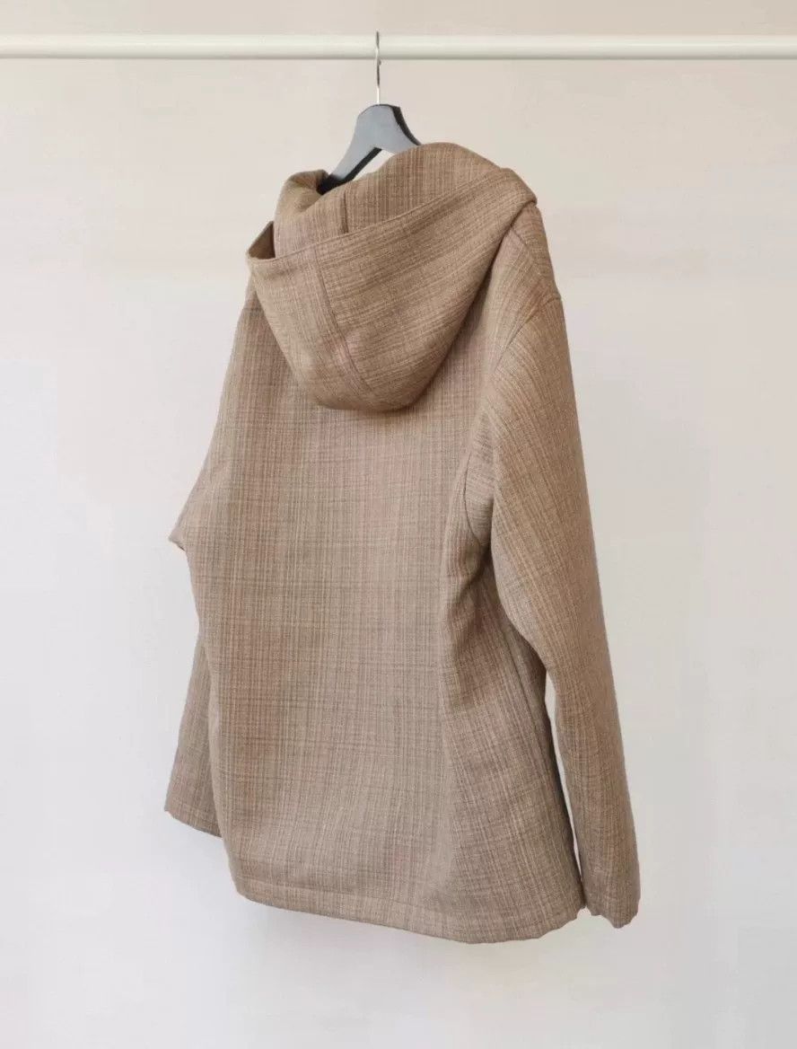 Auralee Auralee Beige Wool Zip Hoodie Jacket Size US L / EU 52-54 / 3 - 8 Thumbnail