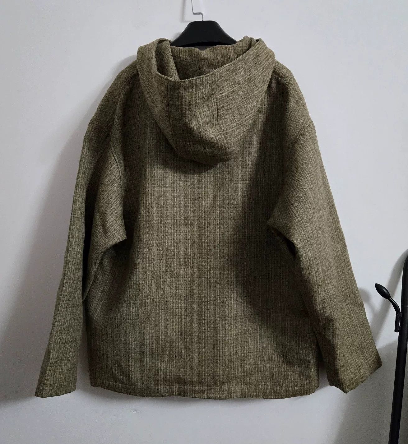 Auralee Auralee Beige Wool Zip Hoodie Jacket Size US L / EU 52-54 / 3 - 2 Thumbnail