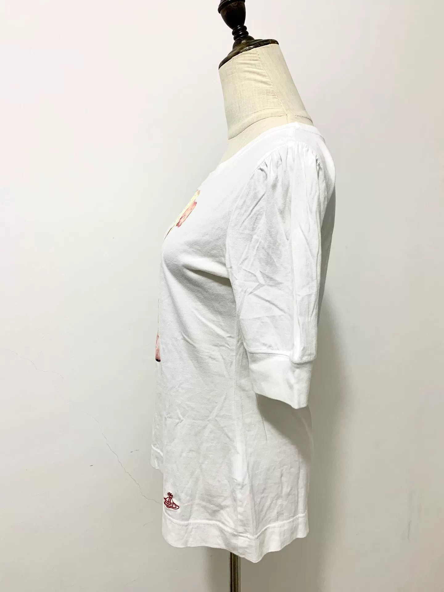 Vivienne Westwood Vivienne Westwood White Short Sleeve T-Shirt Size S / US 4 / IT 40 - 2 Thumbnail