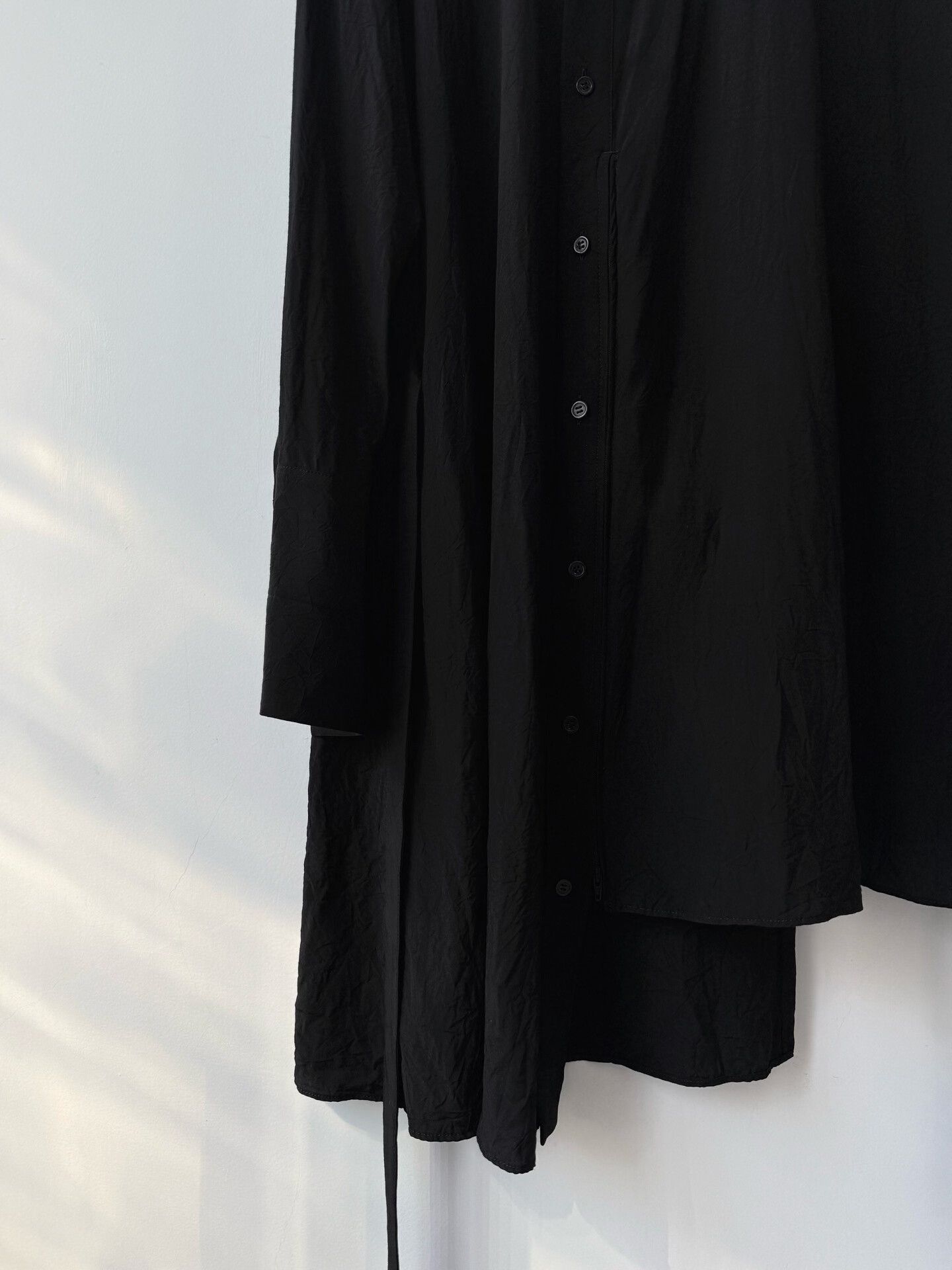 Yohji Yamamoto Yohji Yamamoto Black Asymmetrical Shirt Size M / US 6-8 / IT 42-44 - 6 Thumbnail