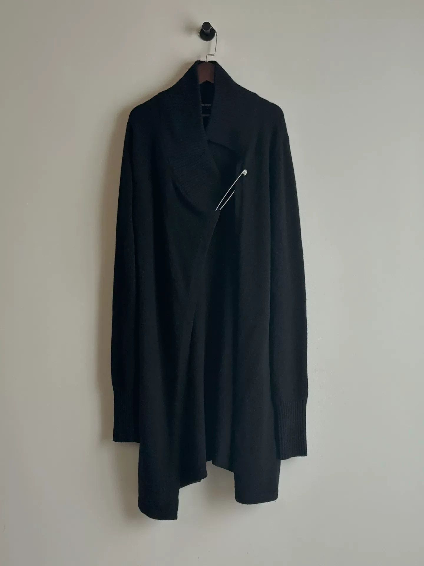 Ann Demeulemeester Ann Demeulemeester Asymmetrical Wool Coat Size XS / US 0-2 / IT 36-38 - 3 Thumbnail