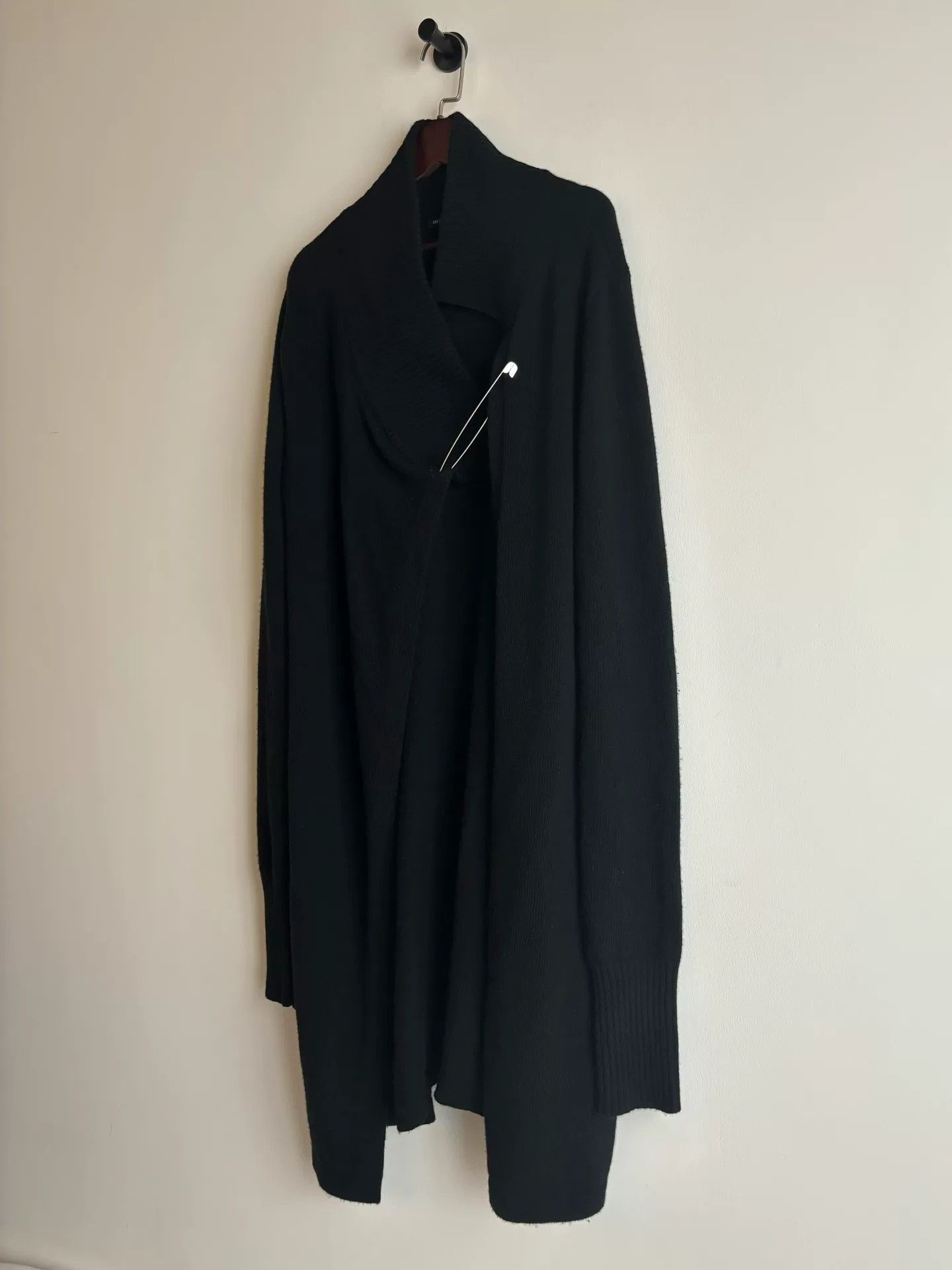 Ann Demeulemeester Ann Demeulemeester Asymmetrical Wool Coat Size XS / US 0-2 / IT 36-38 - 4 Thumbnail