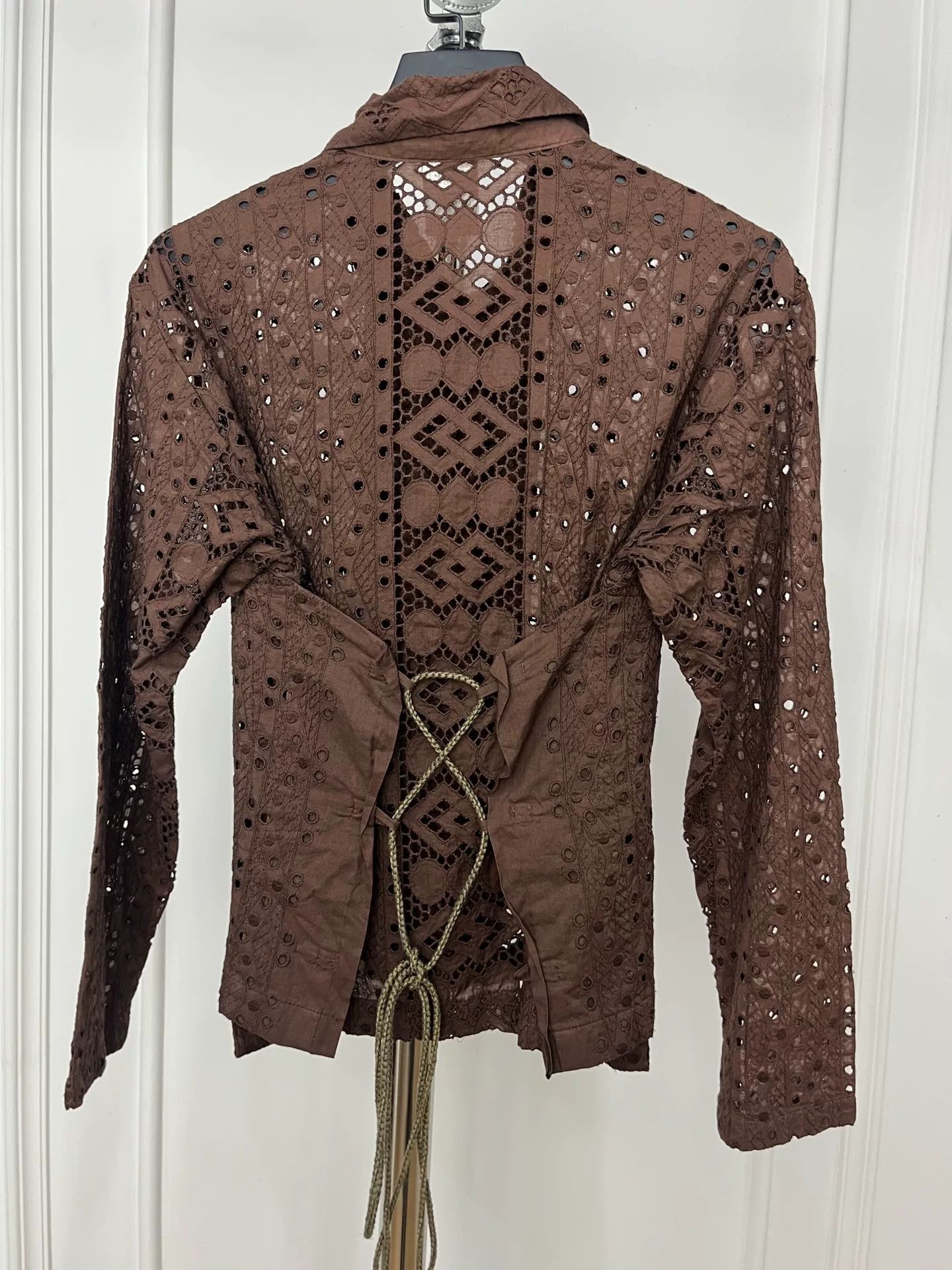 Issey Miyake Issey Miyake Hollow Knit Shirt Size M / US 6-8 / IT 42-44 - 2 Thumbnail