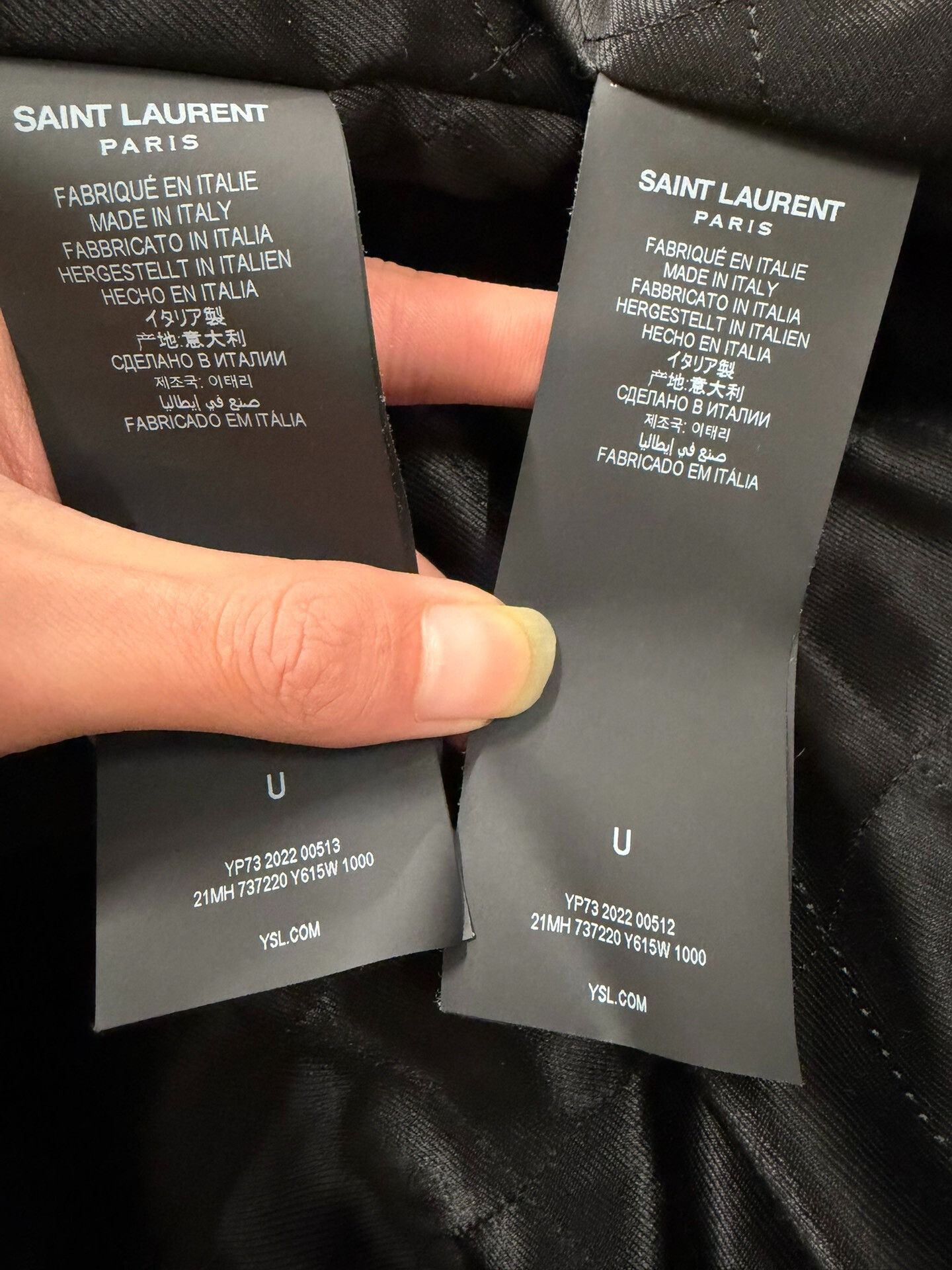 Saint Laurent Paris Saint Laurent Velvet Diamond Coat Size US M / EU 48-50 / 2 - 6 Thumbnail