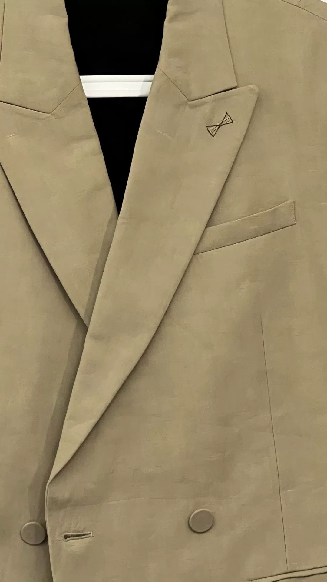 Allsaints Allsaints Chiswell Beige Linen Blend Suit Size US M / EU 48-50 / 2 - 2 Thumbnail
