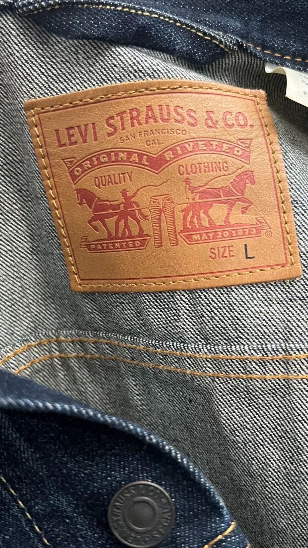 Levi's Levi's Men's Denim Jacket Size L Size US L / EU 52-54 / 3 - 4 Thumbnail