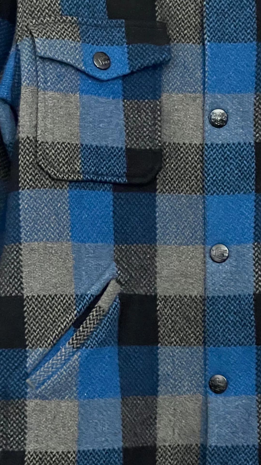 Tenderloin Blue Plaid Wool Coat Size US M / EU 48-50 / 2 - 3 Thumbnail