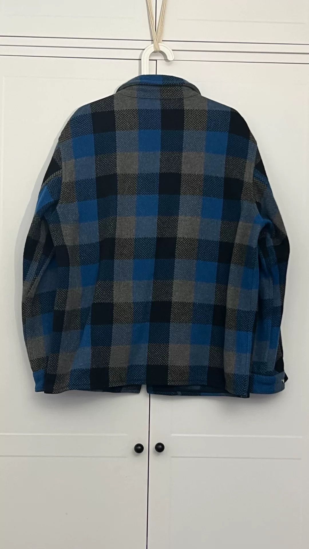 Tenderloin Blue Plaid Wool Coat Size US M / EU 48-50 / 2 - 4 Thumbnail