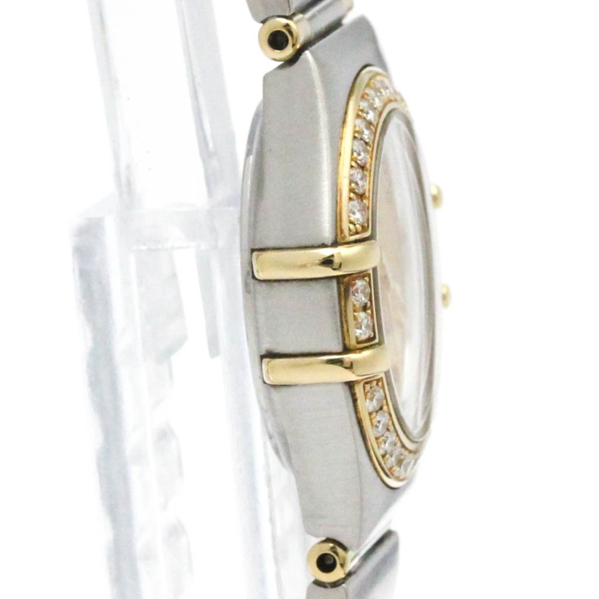 Omega OMEGA Constellation Diamond 18K Gold Steel Watch 1367.10 Polished Size ONE SIZE - 8 Thumbnail
