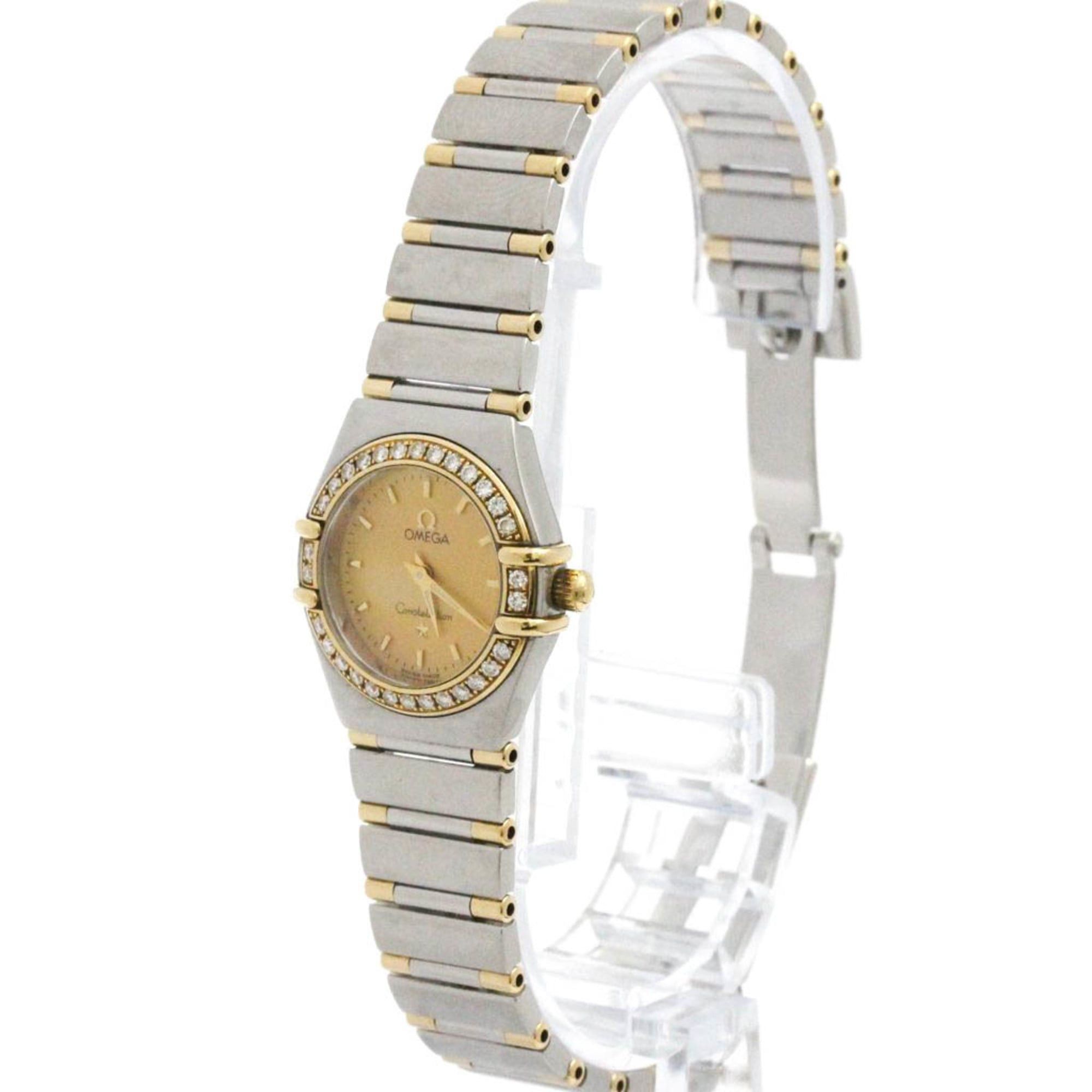 Omega OMEGA Constellation Diamond 18K Gold Steel Watch 1367.10 Polished Size ONE SIZE - 2 Thumbnail