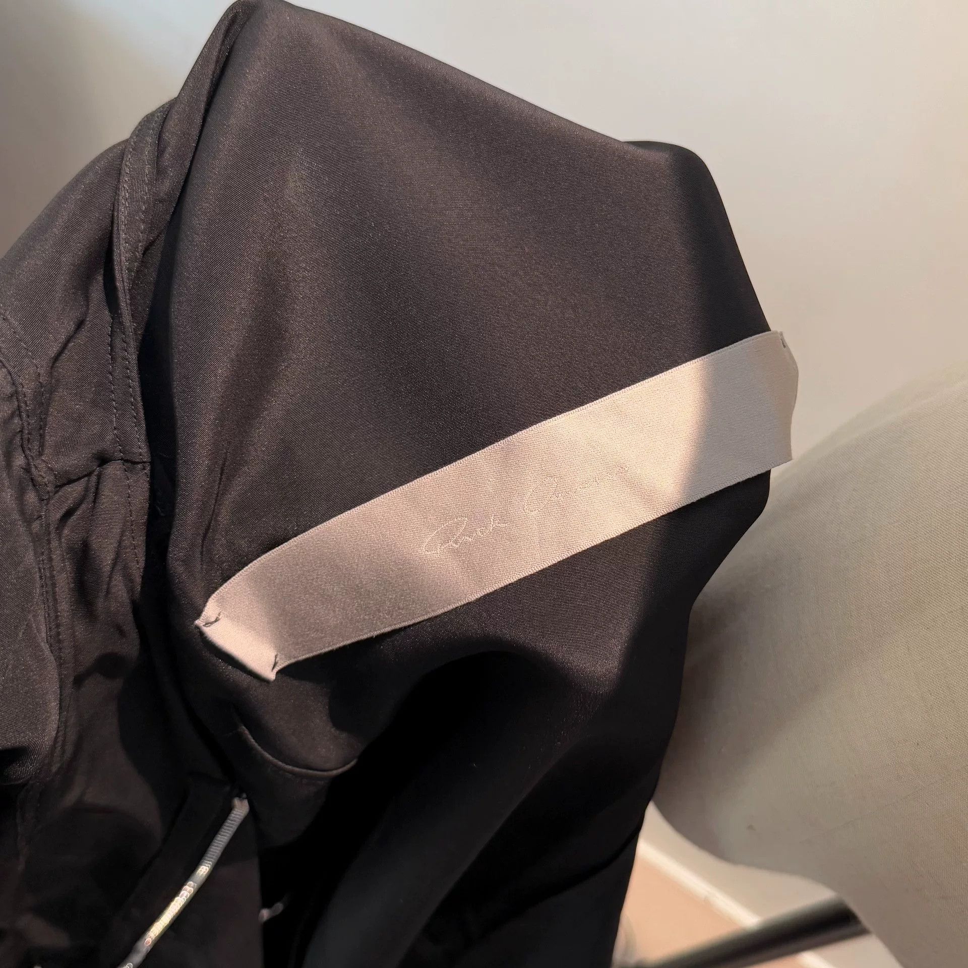 Rick Owens Classic Long Sleeve Silk Jacket Size M / US 6-8 / IT 42-44 - 6 Thumbnail