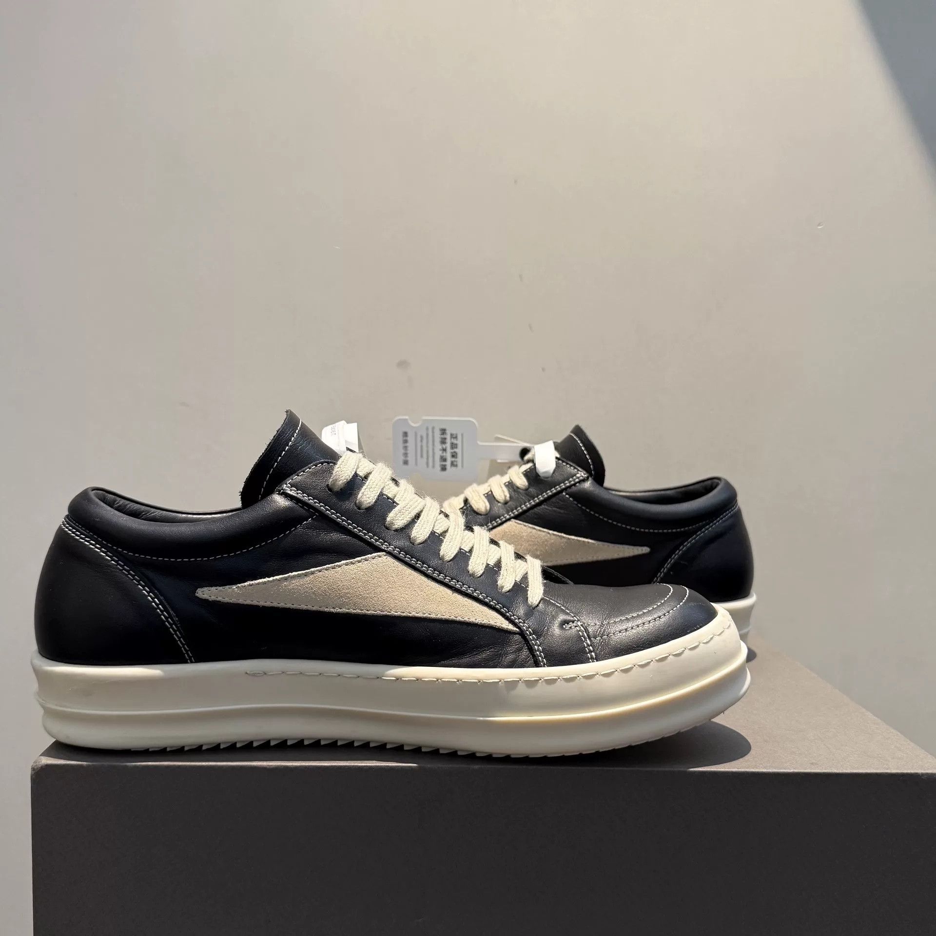 Rick Owens Rick Owens Leather Low-Top Skate Shoes Size US 9 / EU 42 - 3 Thumbnail