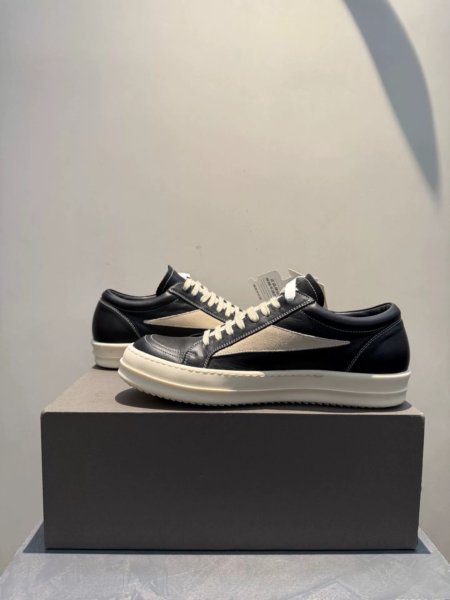 Rick Owens Rick Owens Leather Low-Top Skate Shoes Size US 9 / EU 42 - 4 Thumbnail