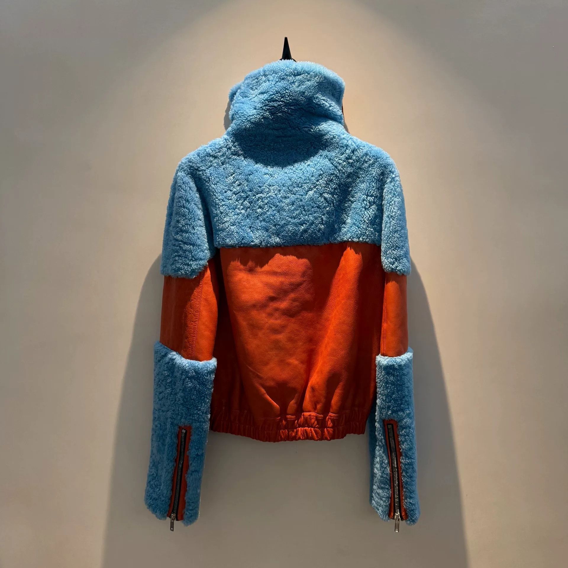 Rick Owens Rare Blue Orange Wool Jacket Size M / US 6-8 / IT 42-44 - 4 Thumbnail