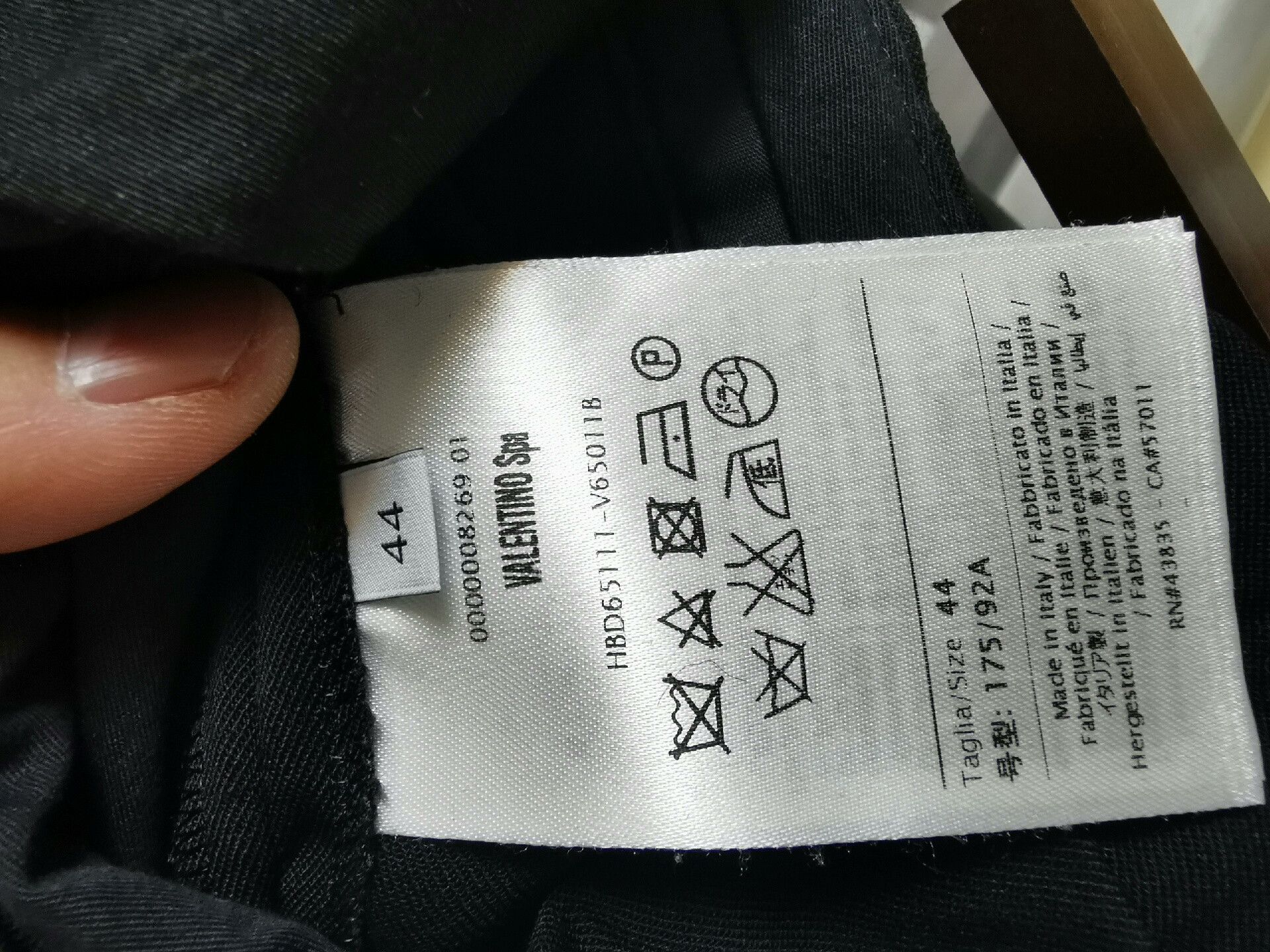 Valentino Valentino Black Wool Trousers Size 44 Size US 28 / EU 44 - 4 Thumbnail