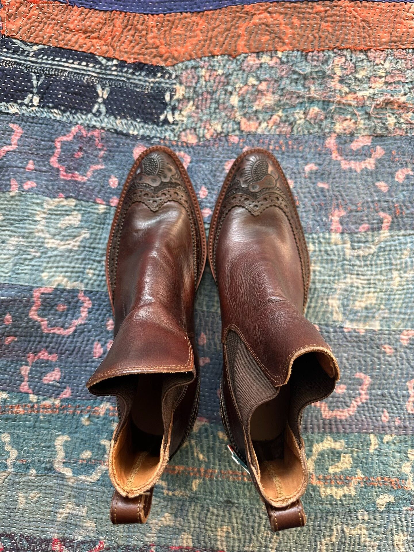 RRL Ralph Lauren RRL Chelsea Boot with Western Detailing Size US 10 / EU 43 - 2 Thumbnail