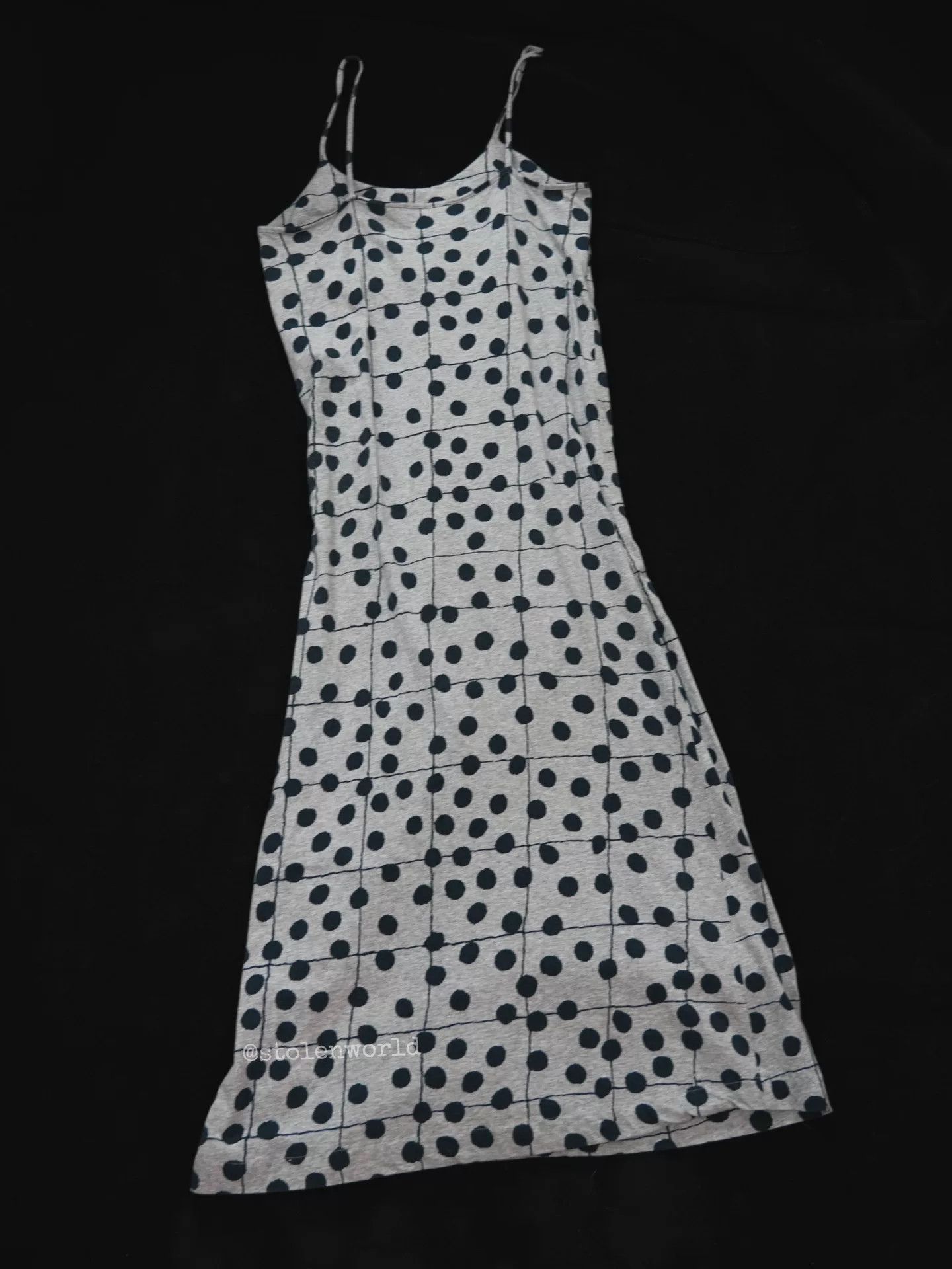 Comme des Garcons Comme des Garçons Gray Polka Dot Dress Size XS / US 0-2 / IT 36-38 - 6 Thumbnail